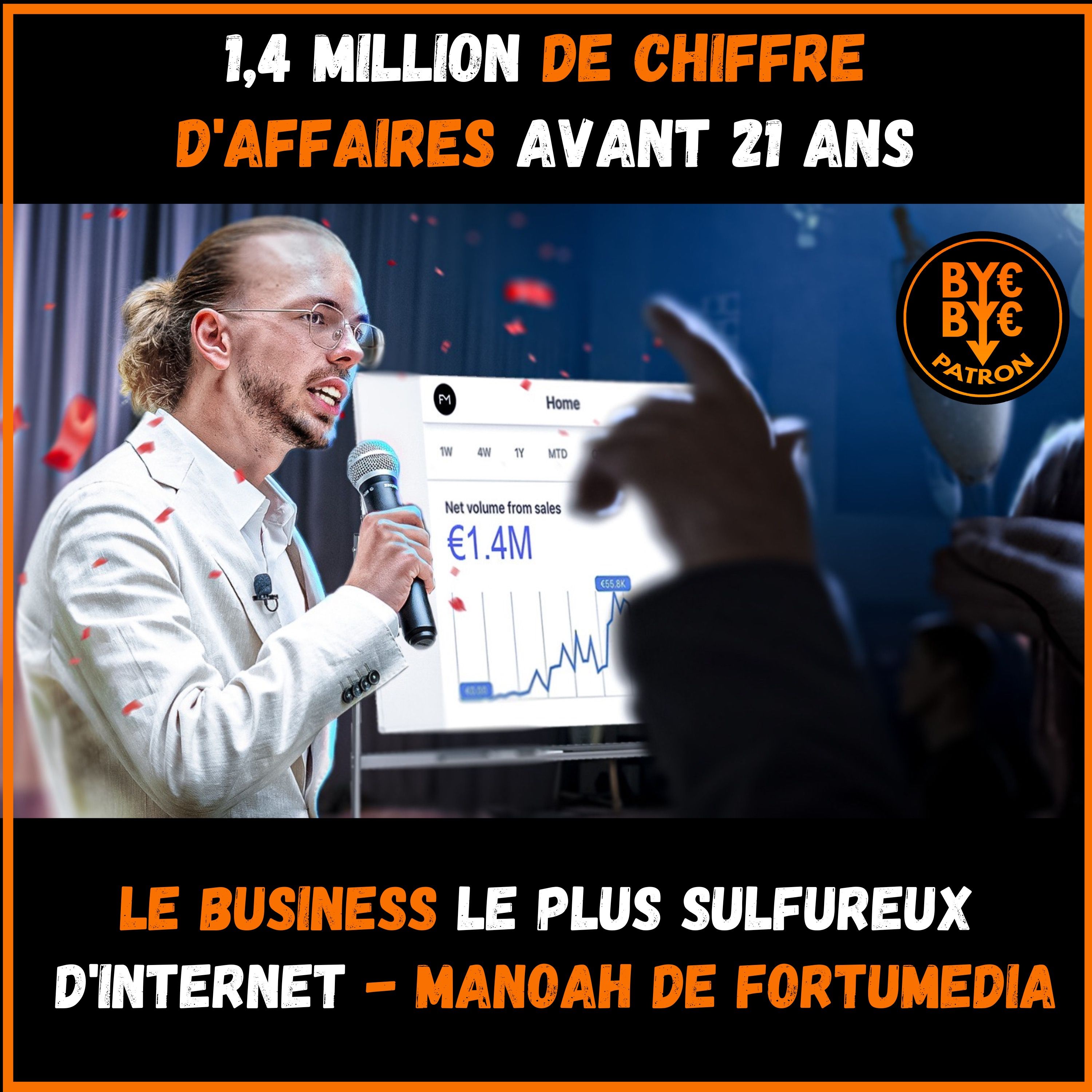 1,4 million de chiffre d'affaires à 20 ans, le business le plus sulfureux d'Internet - Manoah aka Fortumedia