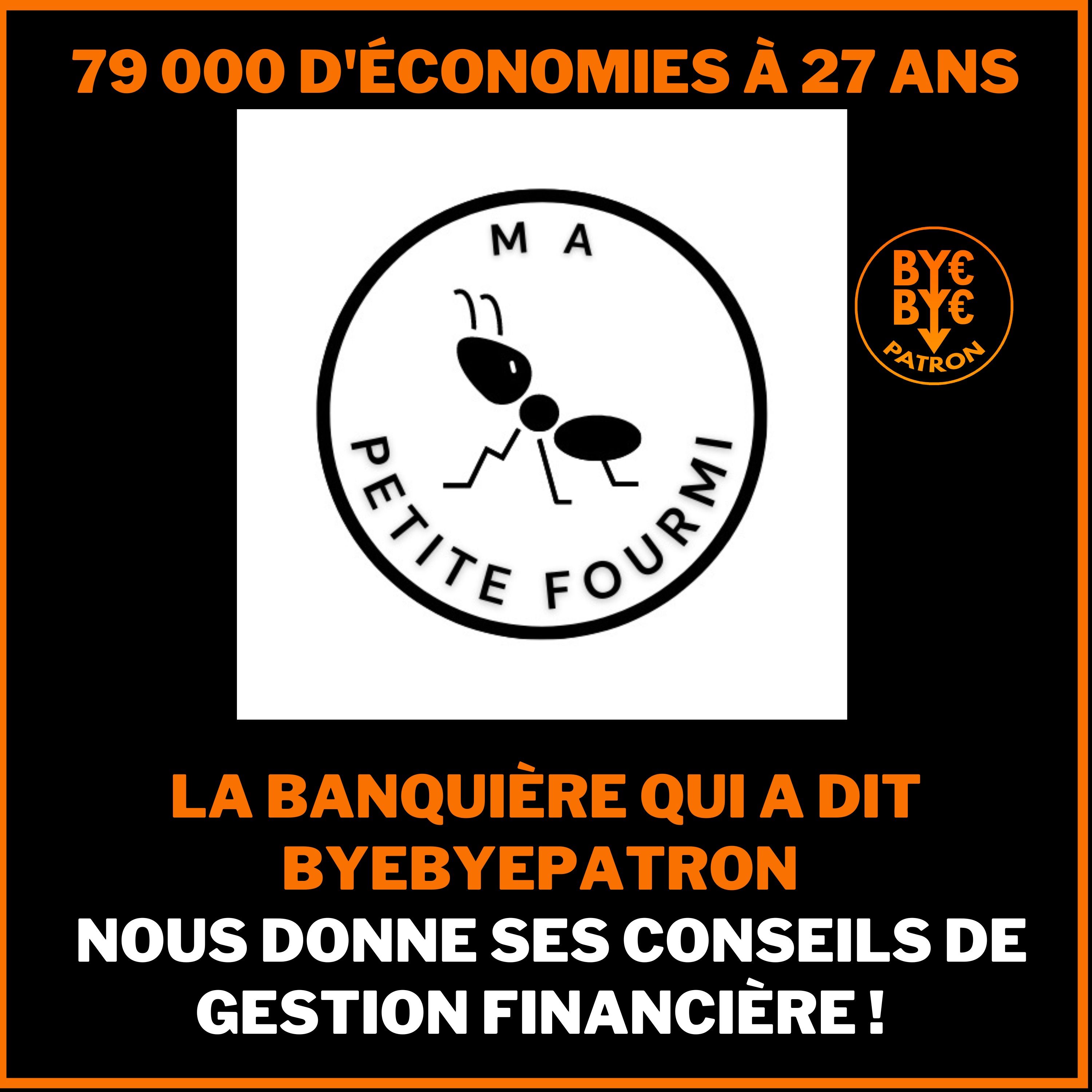 79414€ de patrimoine à 27 ans et dire Byebyepatron - Ma petite fourmis Azénor