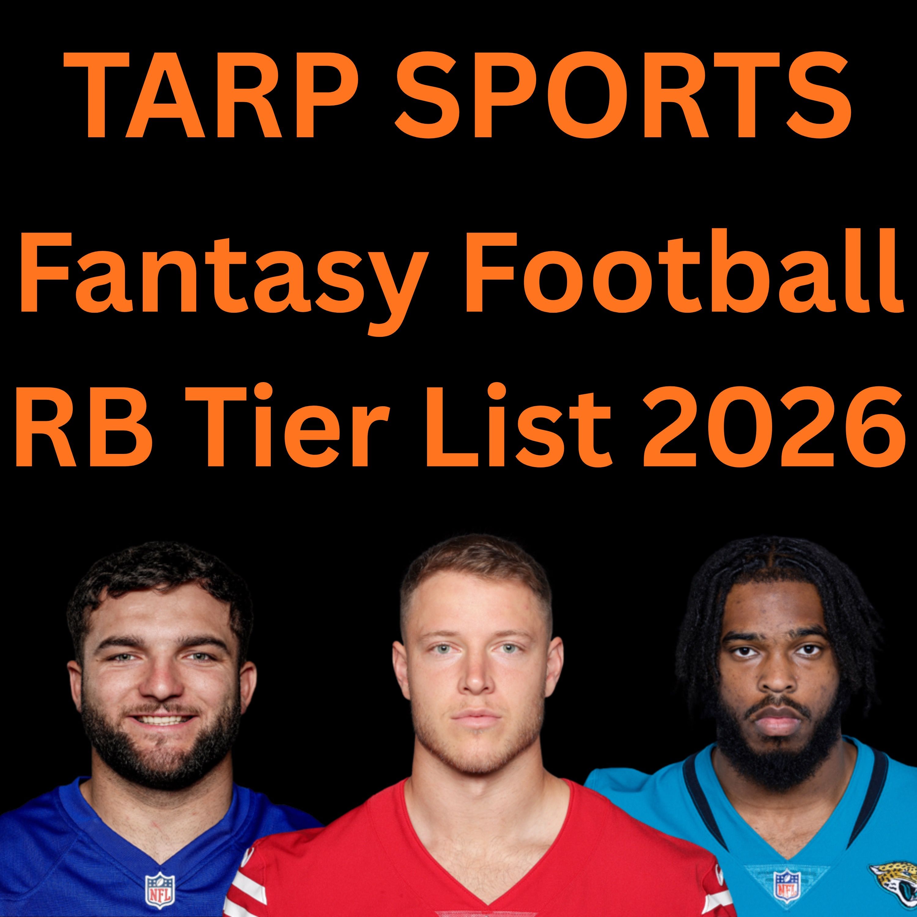 Fantasy Football RB Tier List 2026 episode artwork