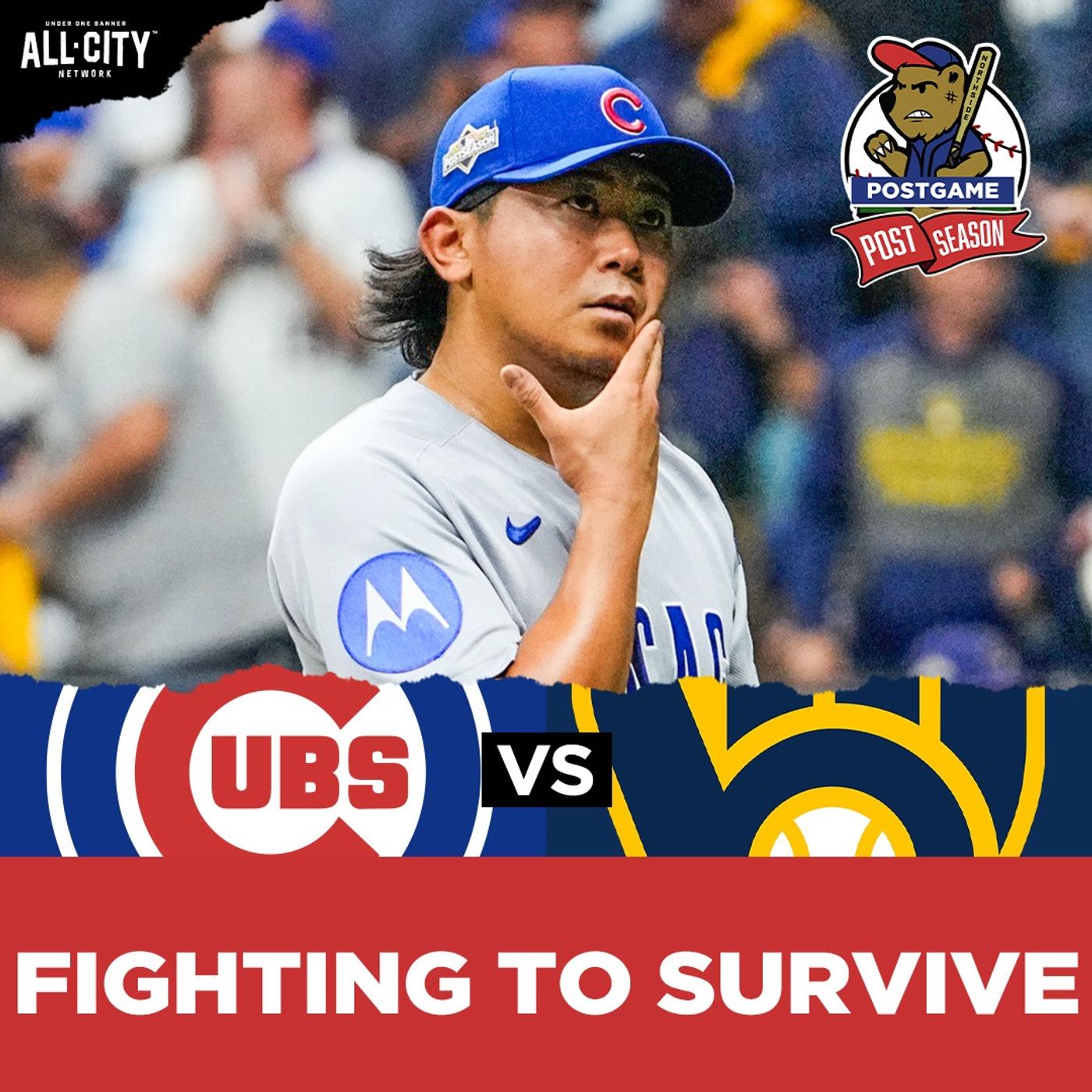 Milwaukee Brewers SHUT DOWN Chicago Cubs Offense in NLDS Game 2 | CHGO Cubs POSTGAME Podcast