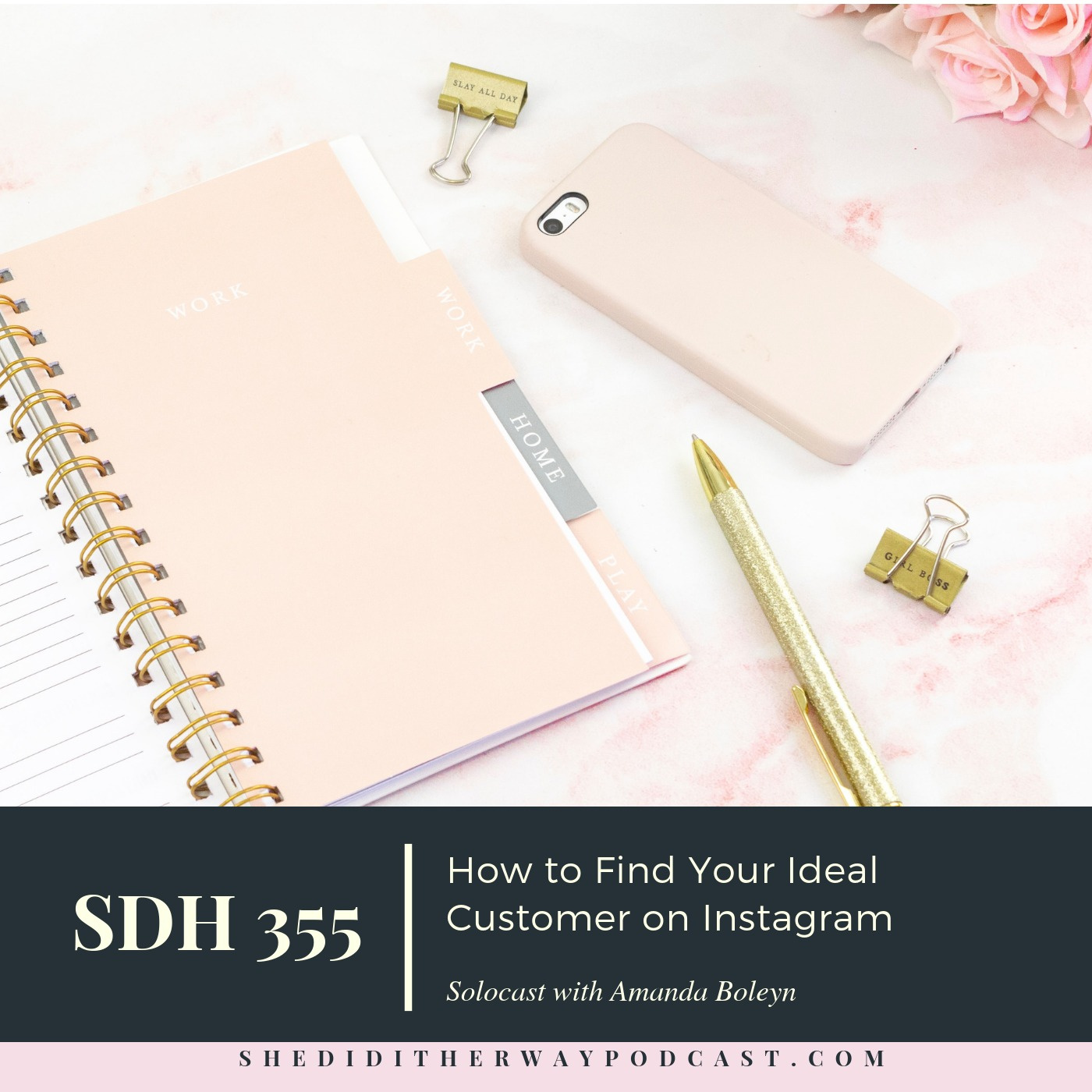 SDH 355: How to Find Your Ideal Customer on Instagram episode artwork
