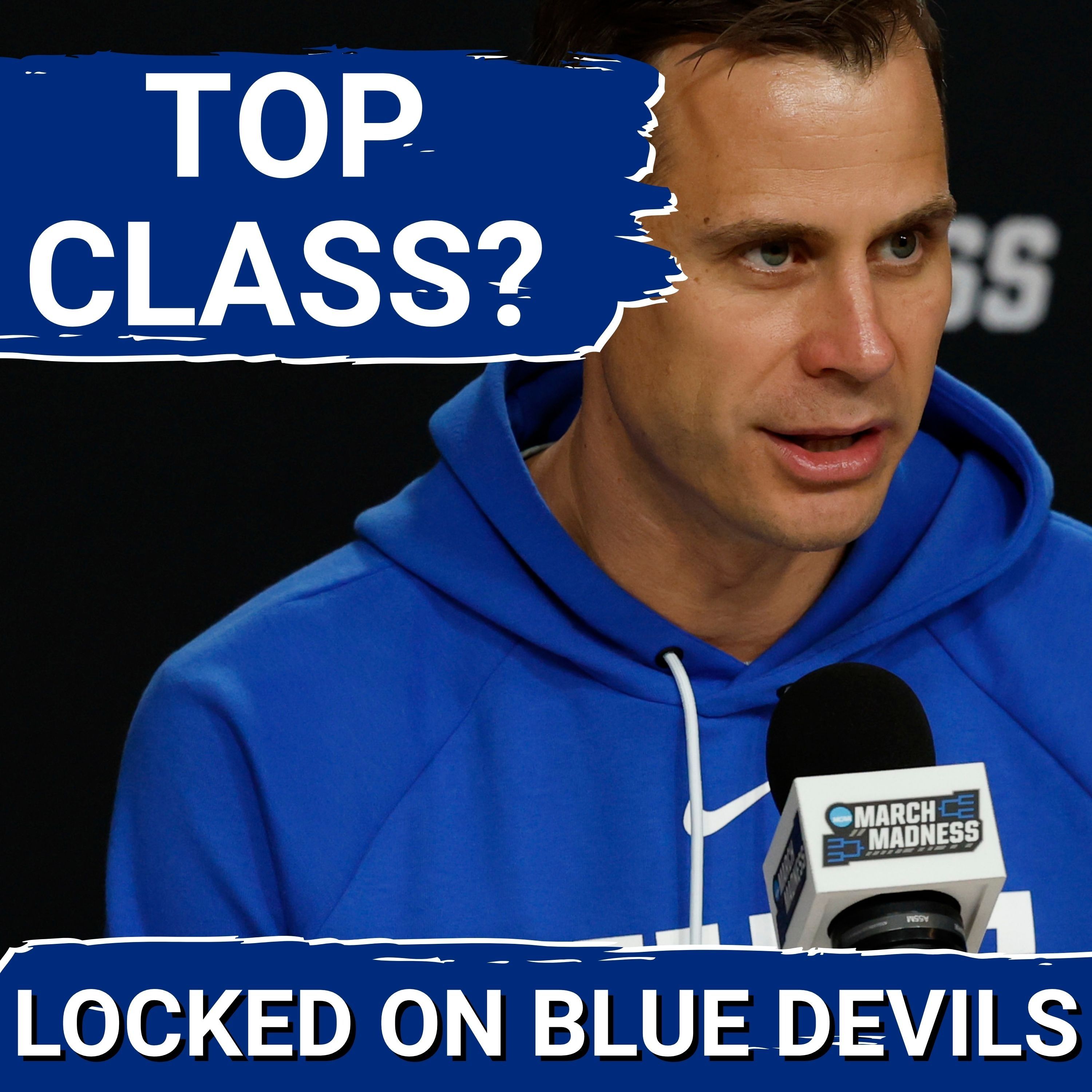 REVEALED: Duke Basketball CLAIMS Top Recruiting Class; Cameron Williams, Deron Rippey Jr. HEADLINE — Locked On Blue Devils - Daily Podcast On Duke Blue Devils Football & Basketball cover