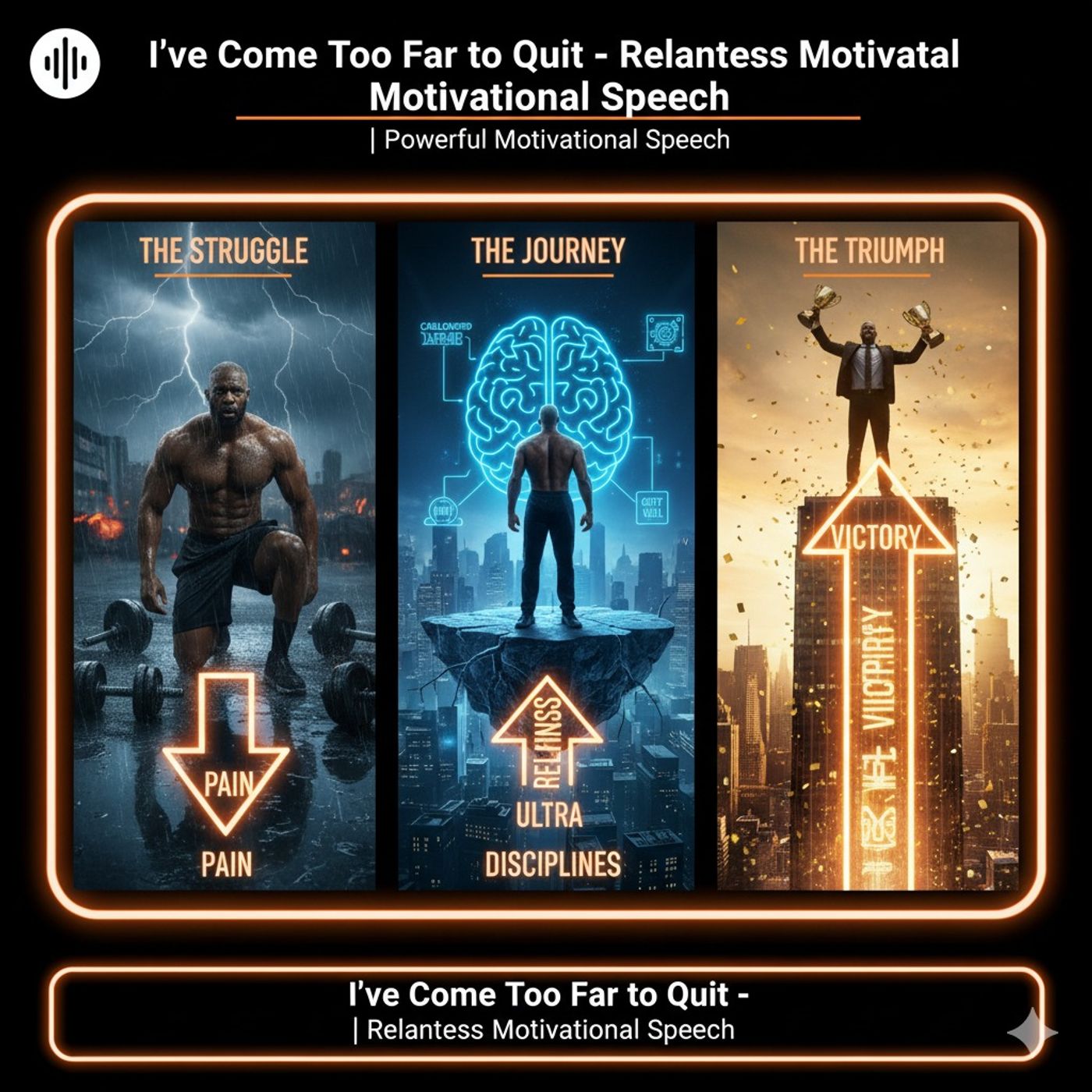 I’ve Come Too Far to Quit – Relentless Motivational Speech