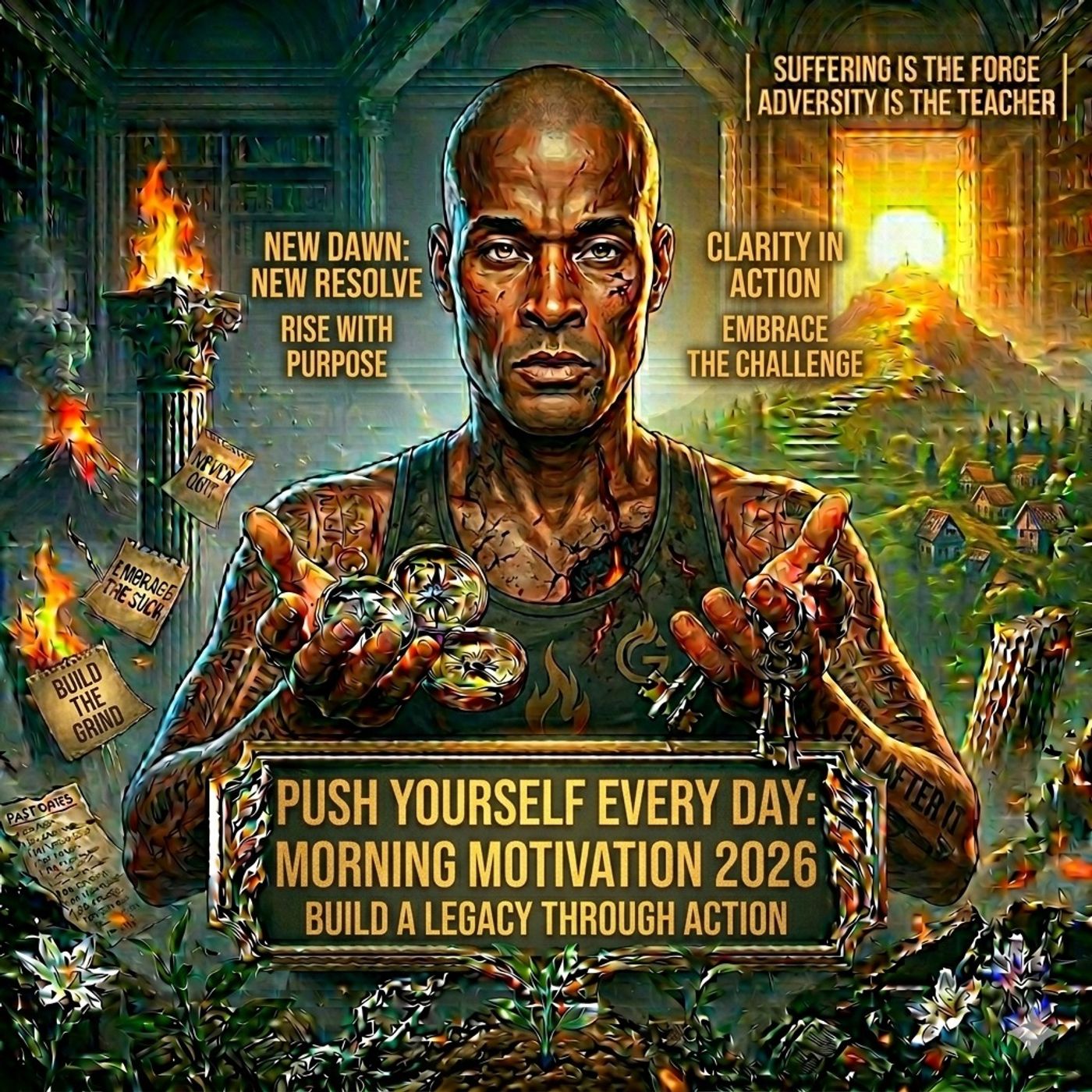 Push Yourself Every Day: Discipline Over Excuses — Motivational Speeches cover