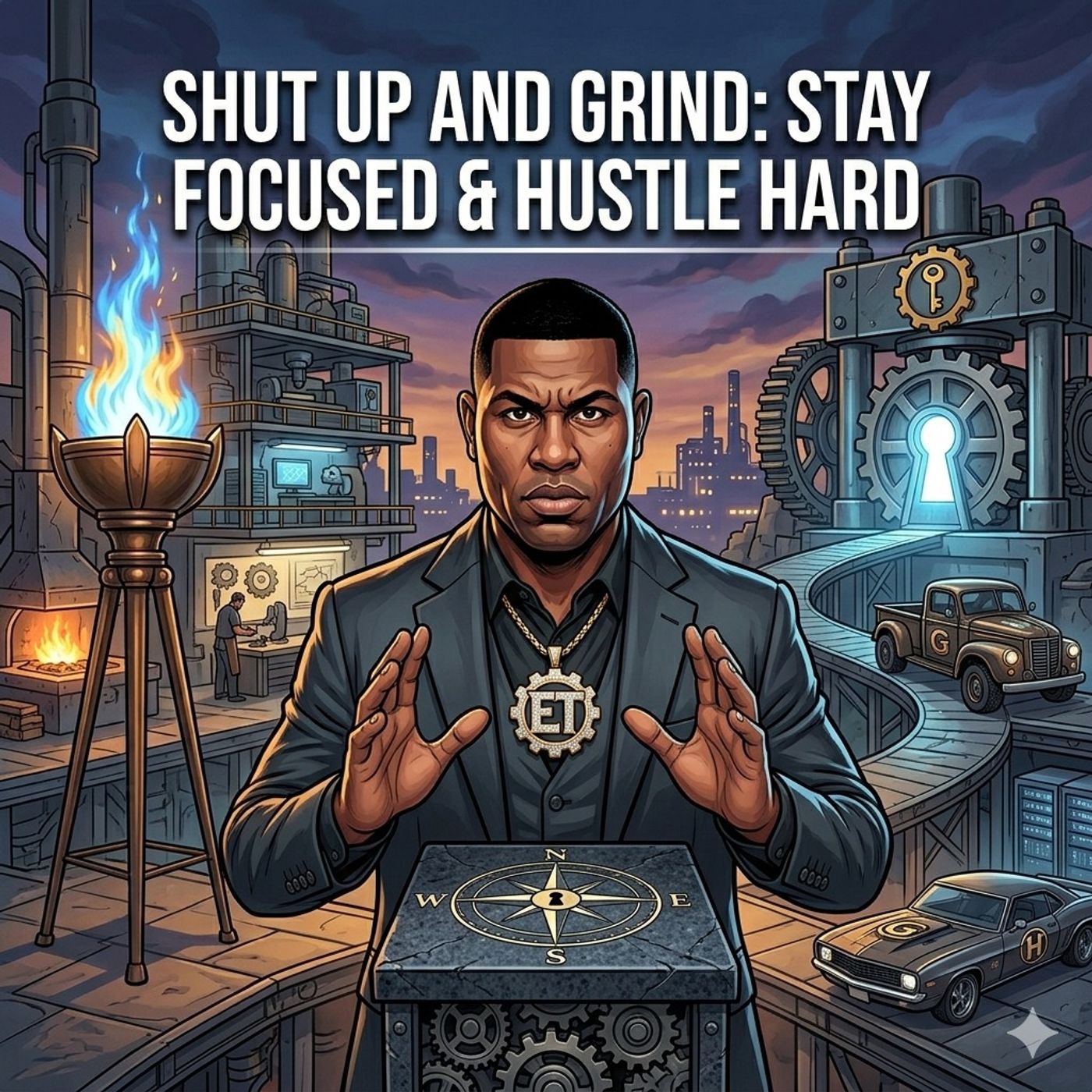 Shut Up and Grind: Stay Focused & Hustle Hard