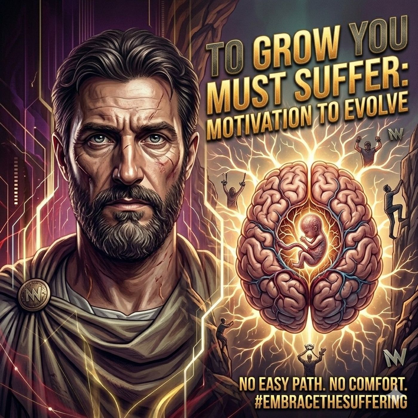 To Grow You Must Suffer: Motivation to Evolve — Motivational Speeches cover