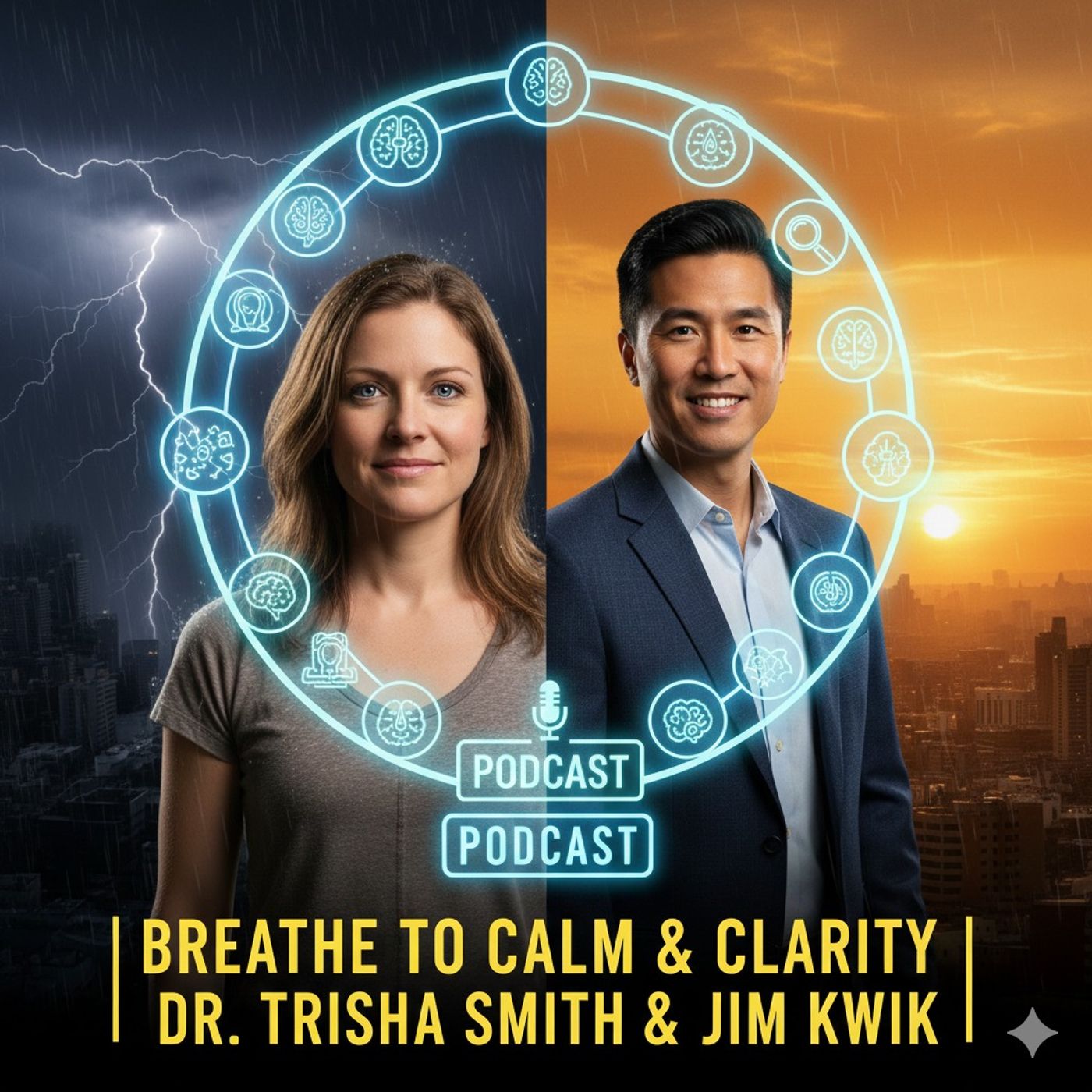 Breathe to Calm & Clarity | Dr. Trisha Smith & Jim Kwik