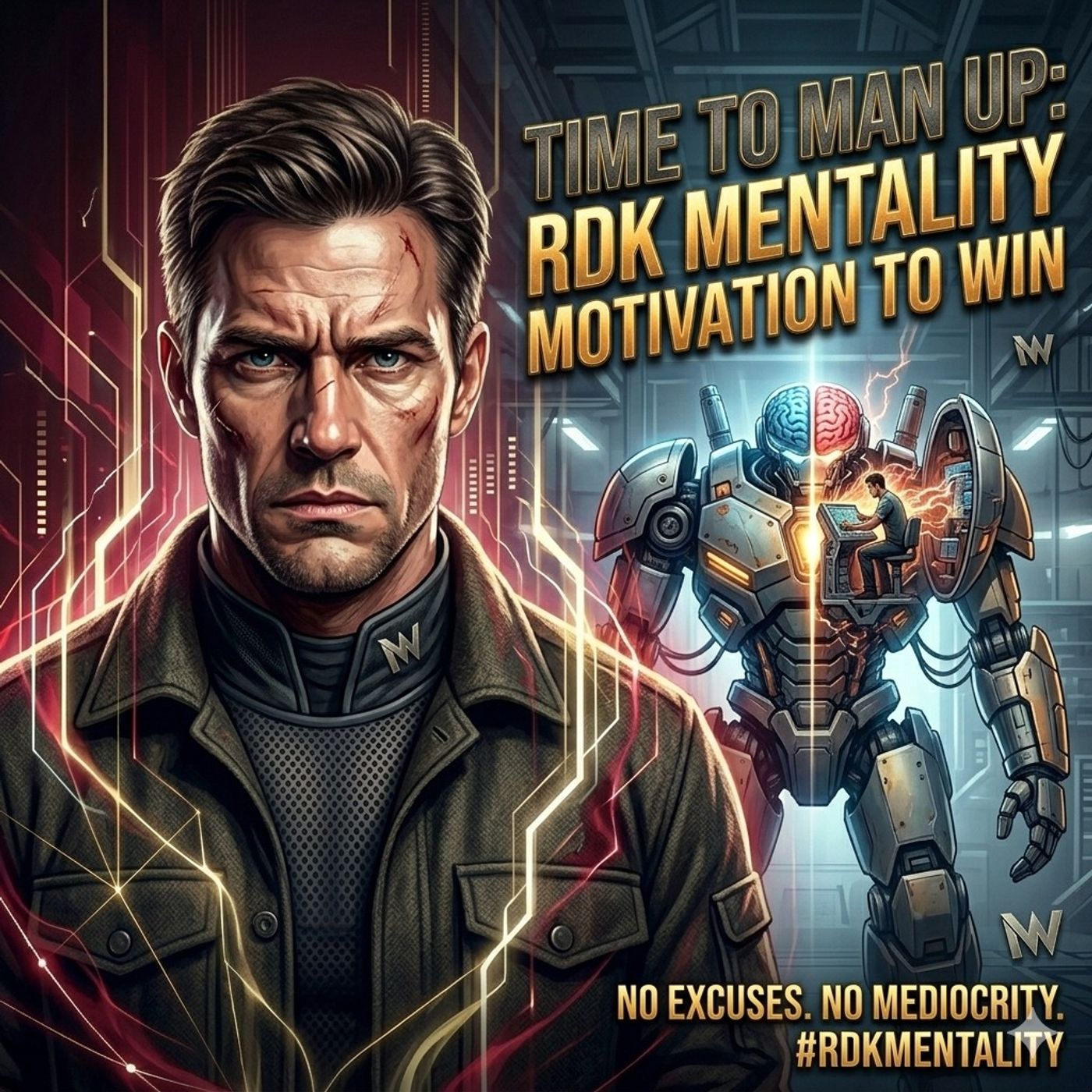 Time to Man Up: RDK Mentality Motivation to Win — Motivational Speeches cover