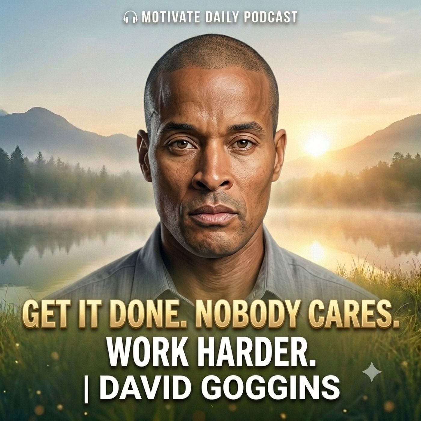 Get It Done. Nobody Cares. Work Harder. | David Goggins episode artwork