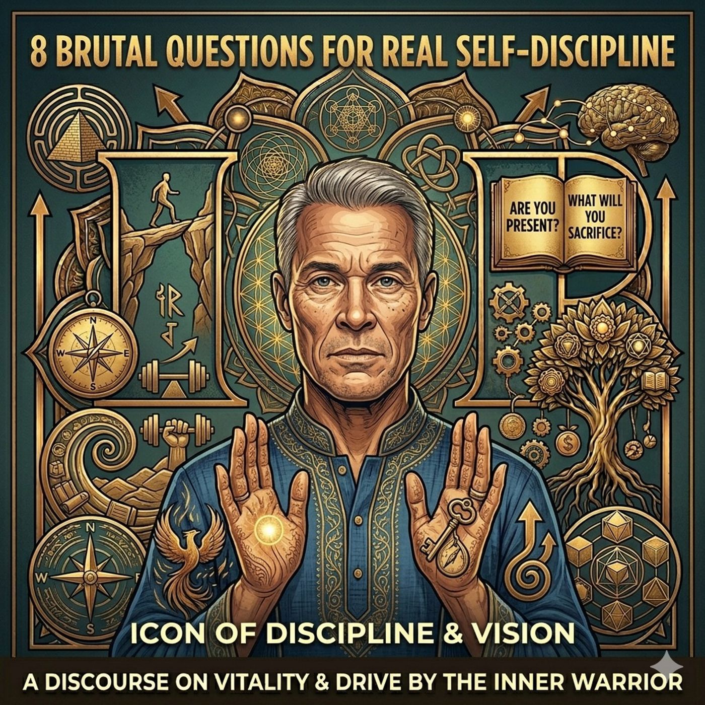 8 Brutal Questions for Real Self-Discipline — Motivational Speeches cover