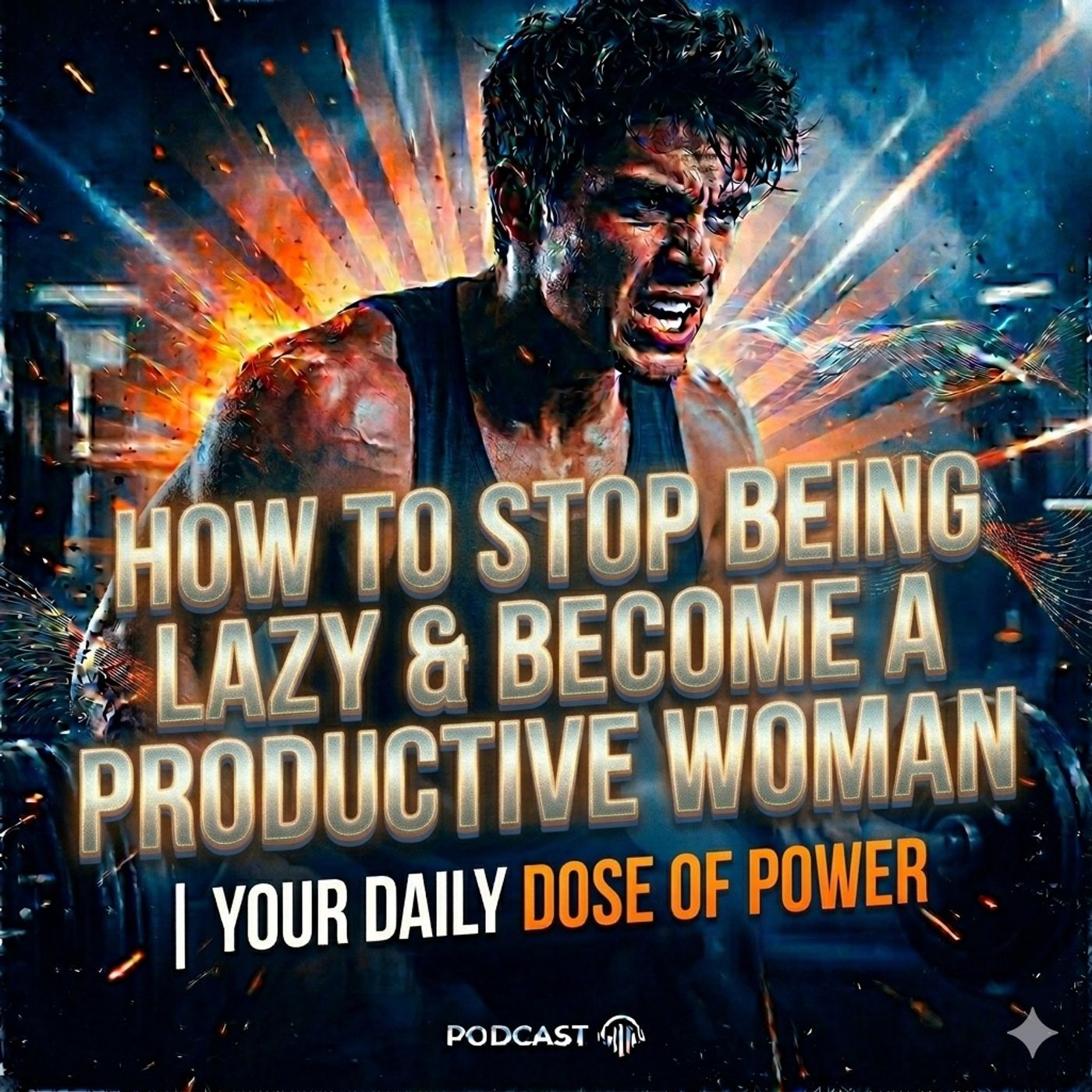 How to Stop Being Lazy & Become a Productive Woman — Motivational Speeches cover