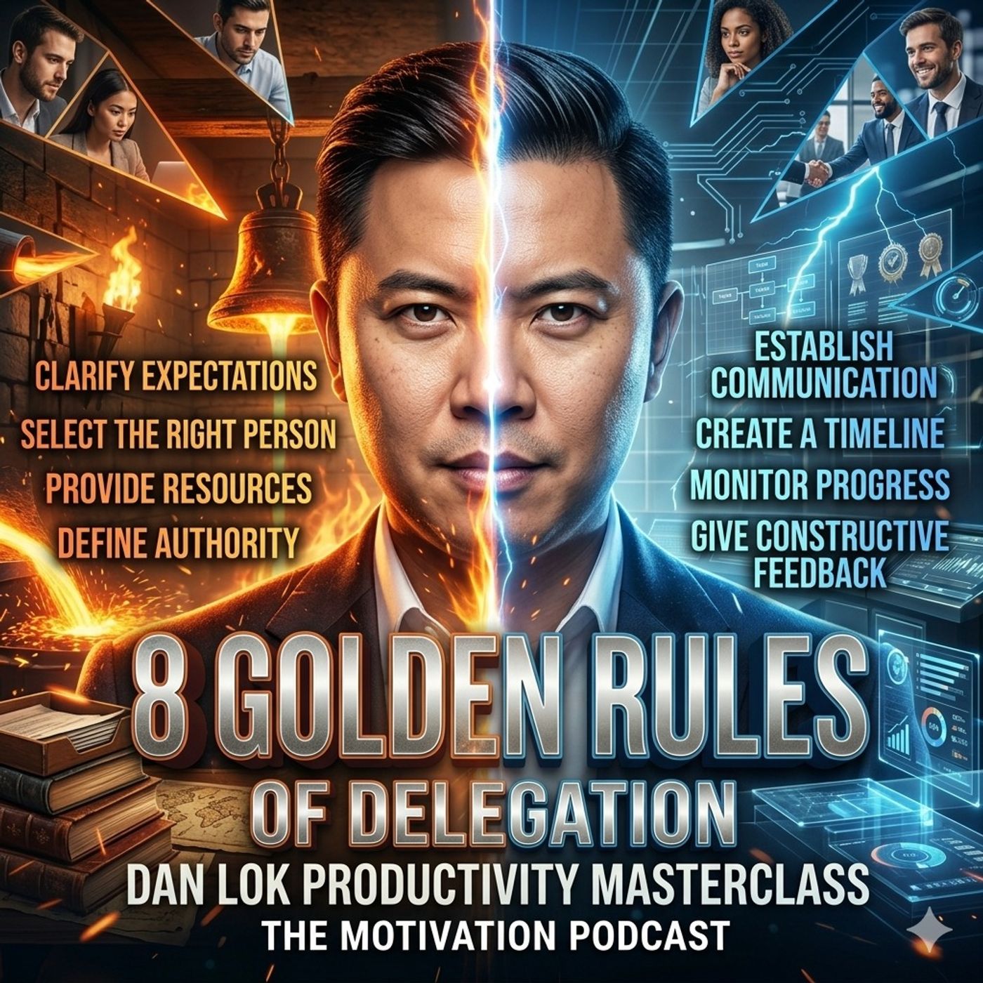 8 Golden Rules of Delegation – Dan Lok Productivity