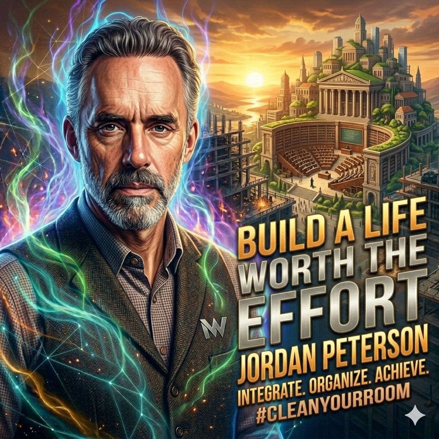 Build a Life Worth the Effort: Jordan Peterson Motivation — Motivational Speeches cover