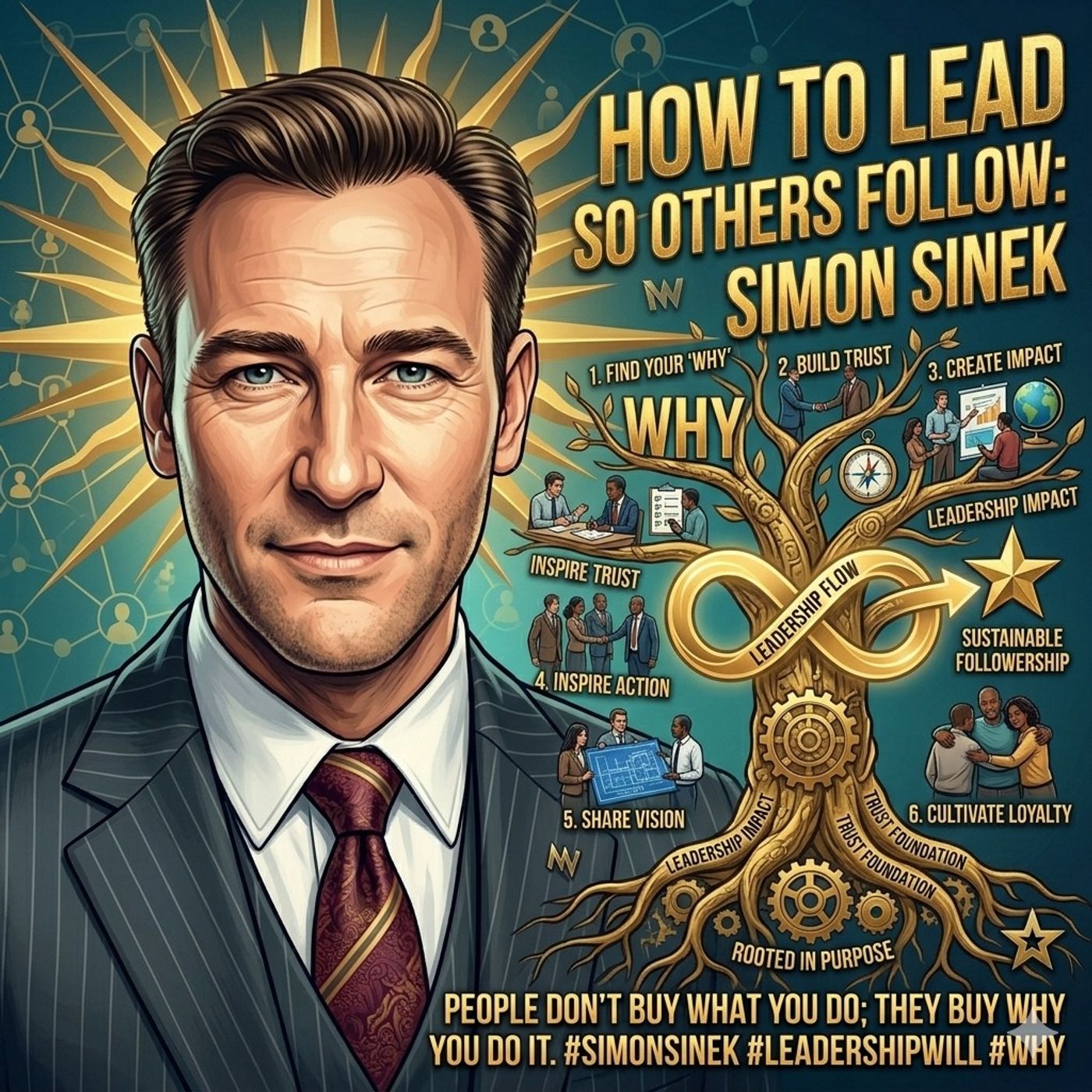 How to Lead So Others Follow: Simon Sinek — Motivational Speeches cover