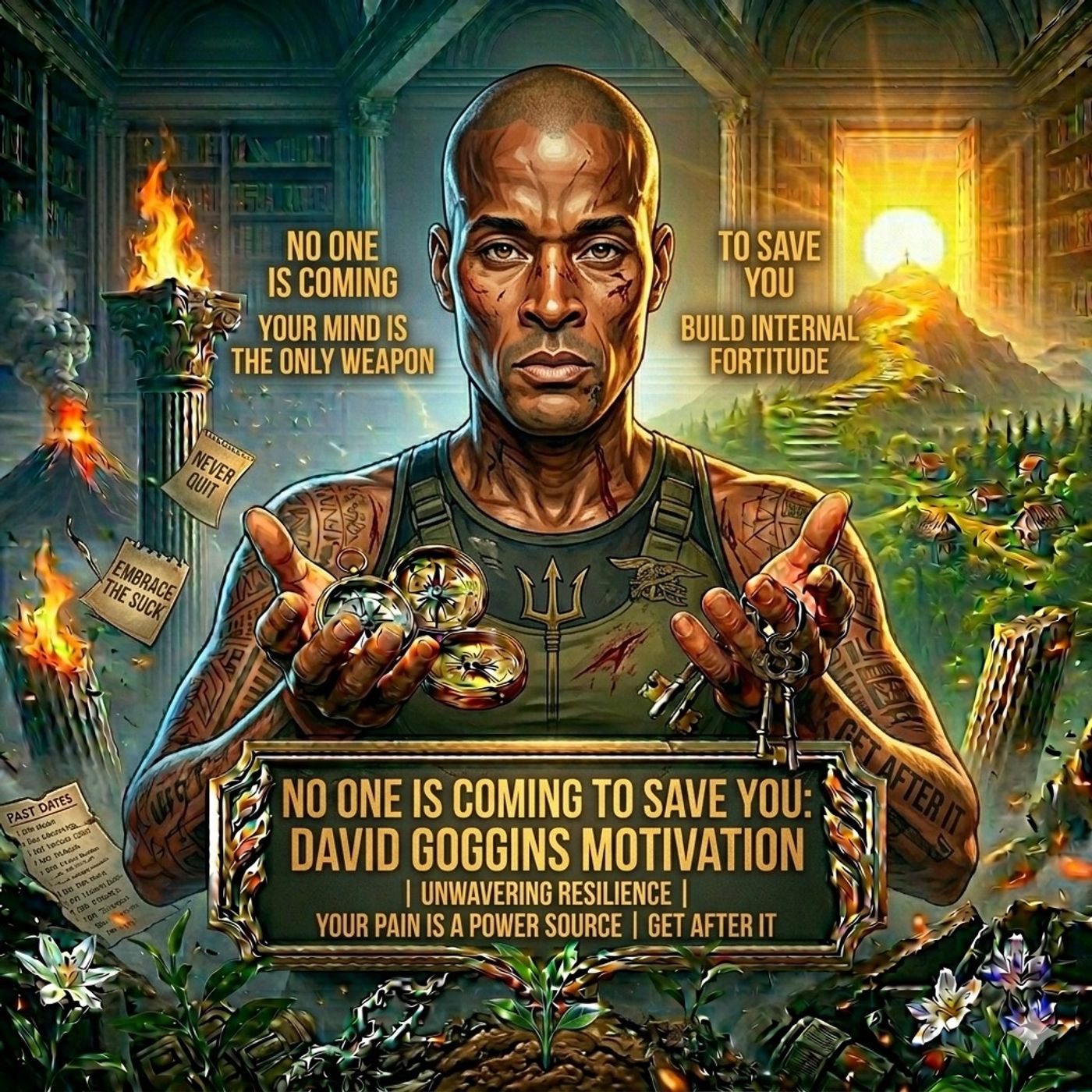No One Is Coming to Save You: David Goggins Motivation