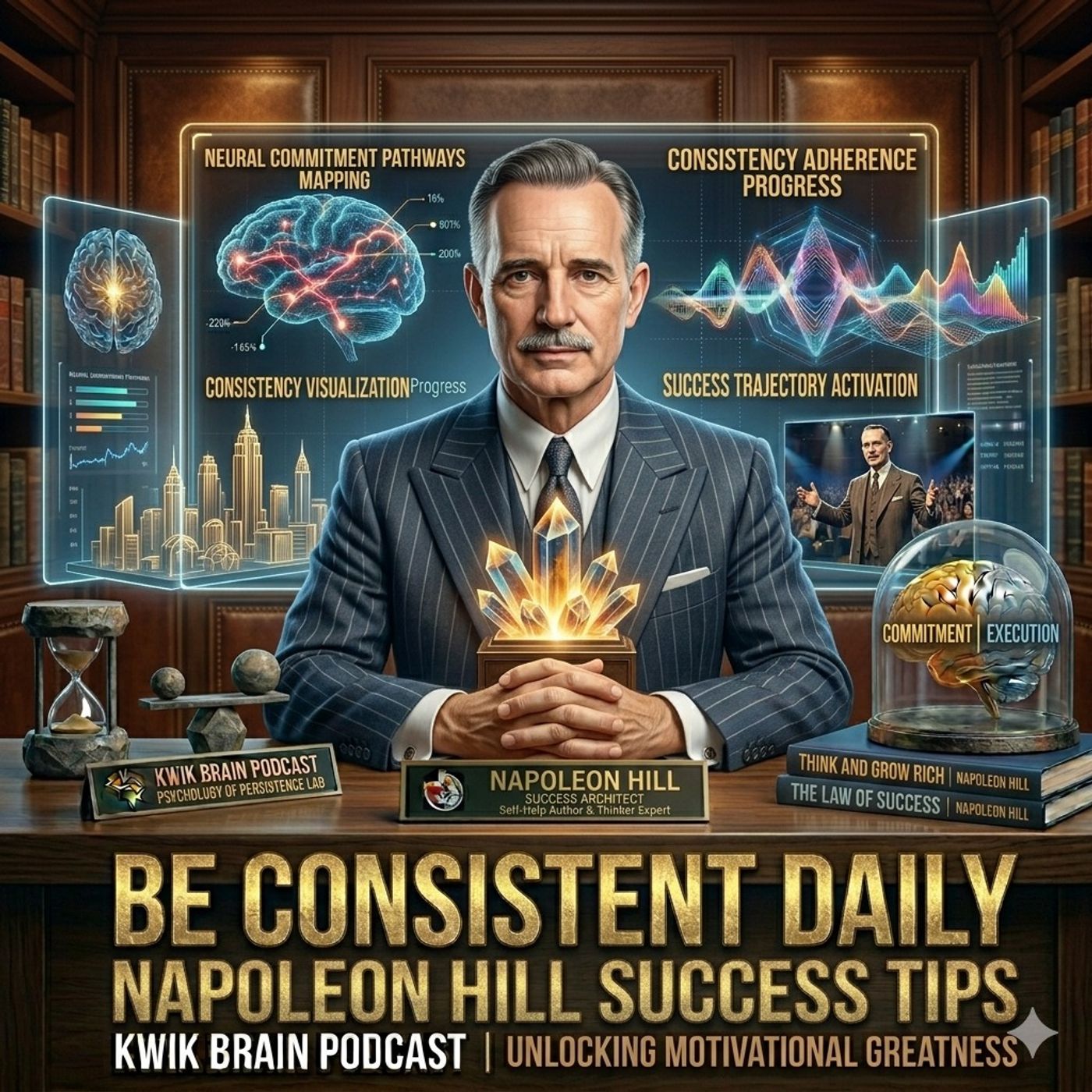 Be Consistent Daily | Napoleon Hill Success Tips