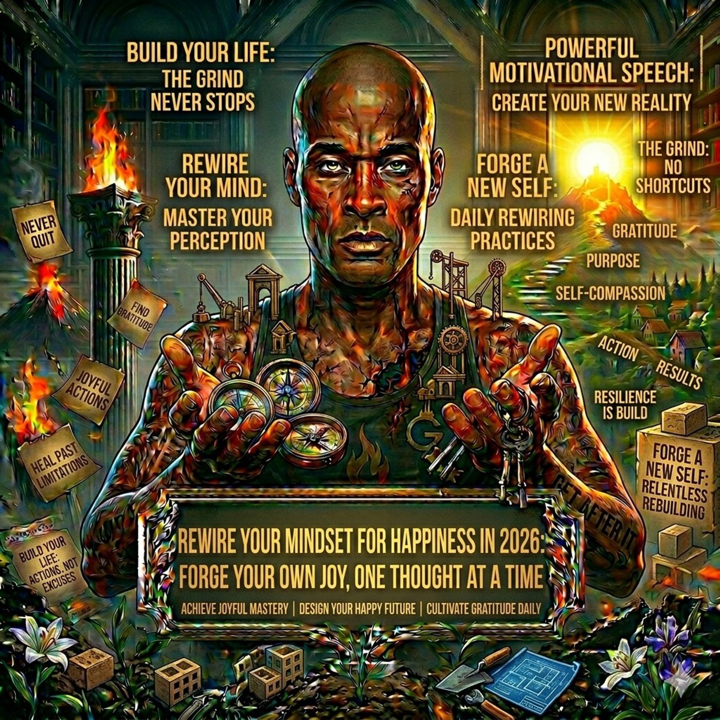Rewire Your Mindset for Happiness in 2026 — Motivational Speeches cover