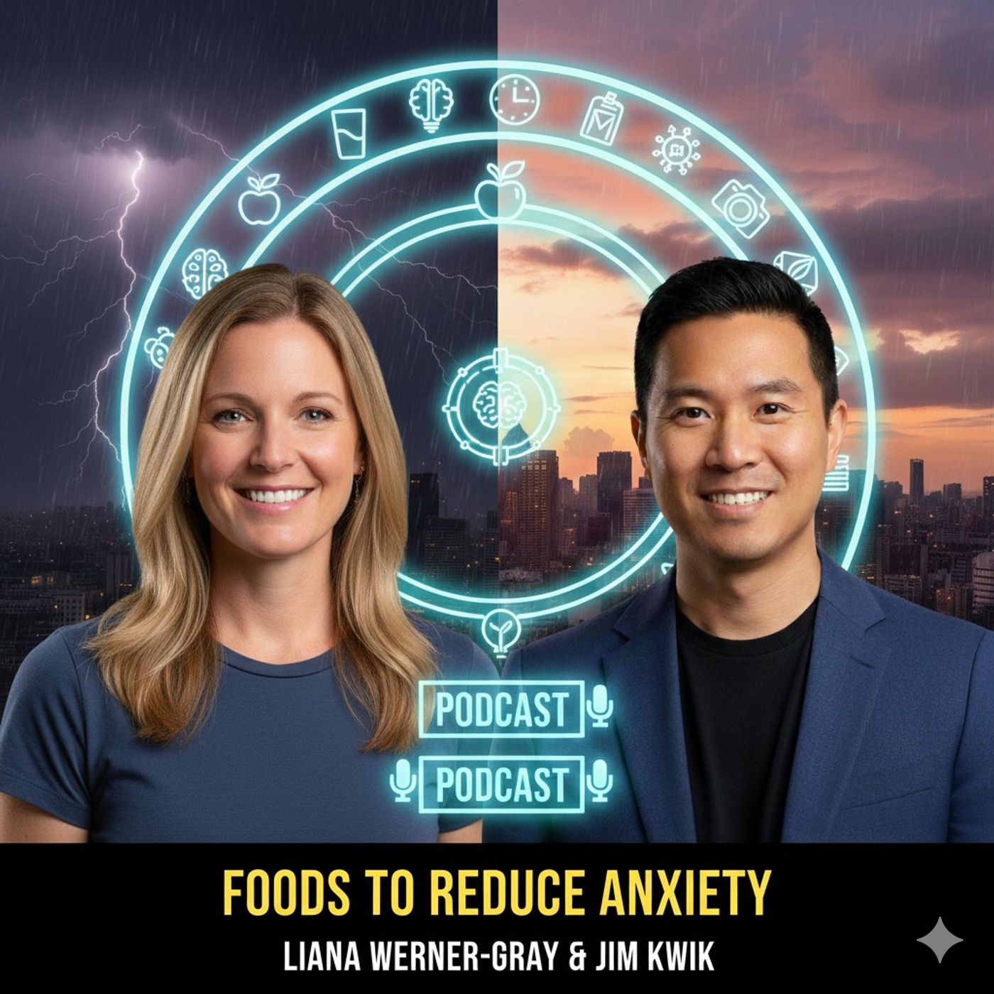 Foods to Reduce Anxiety | Liana Werner-Gray & Jim Kwik