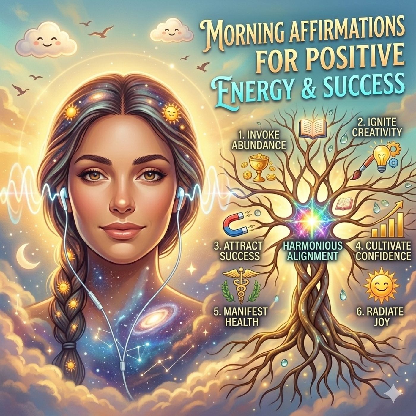 Morning Affirmations for Positive Energy & Success — Motivational Speeches cover