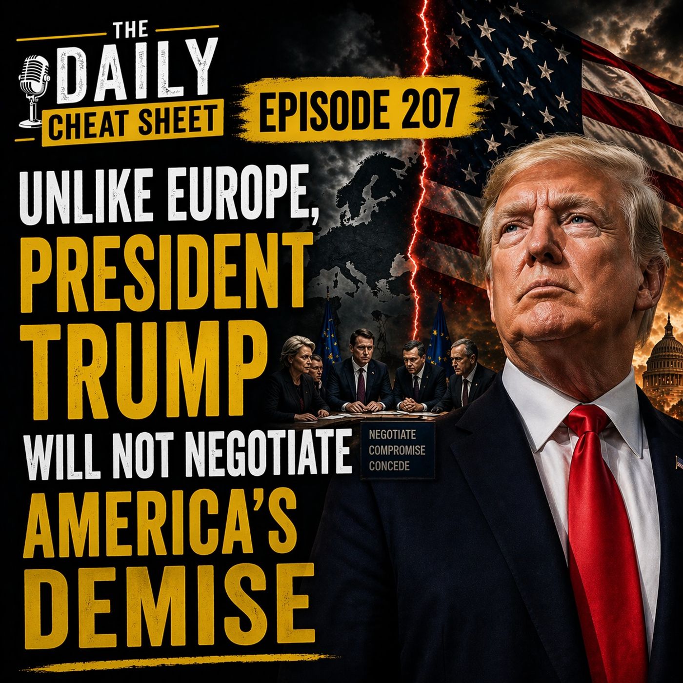 Unlike Europe, President Trump Will Not Negotiate America's Demise