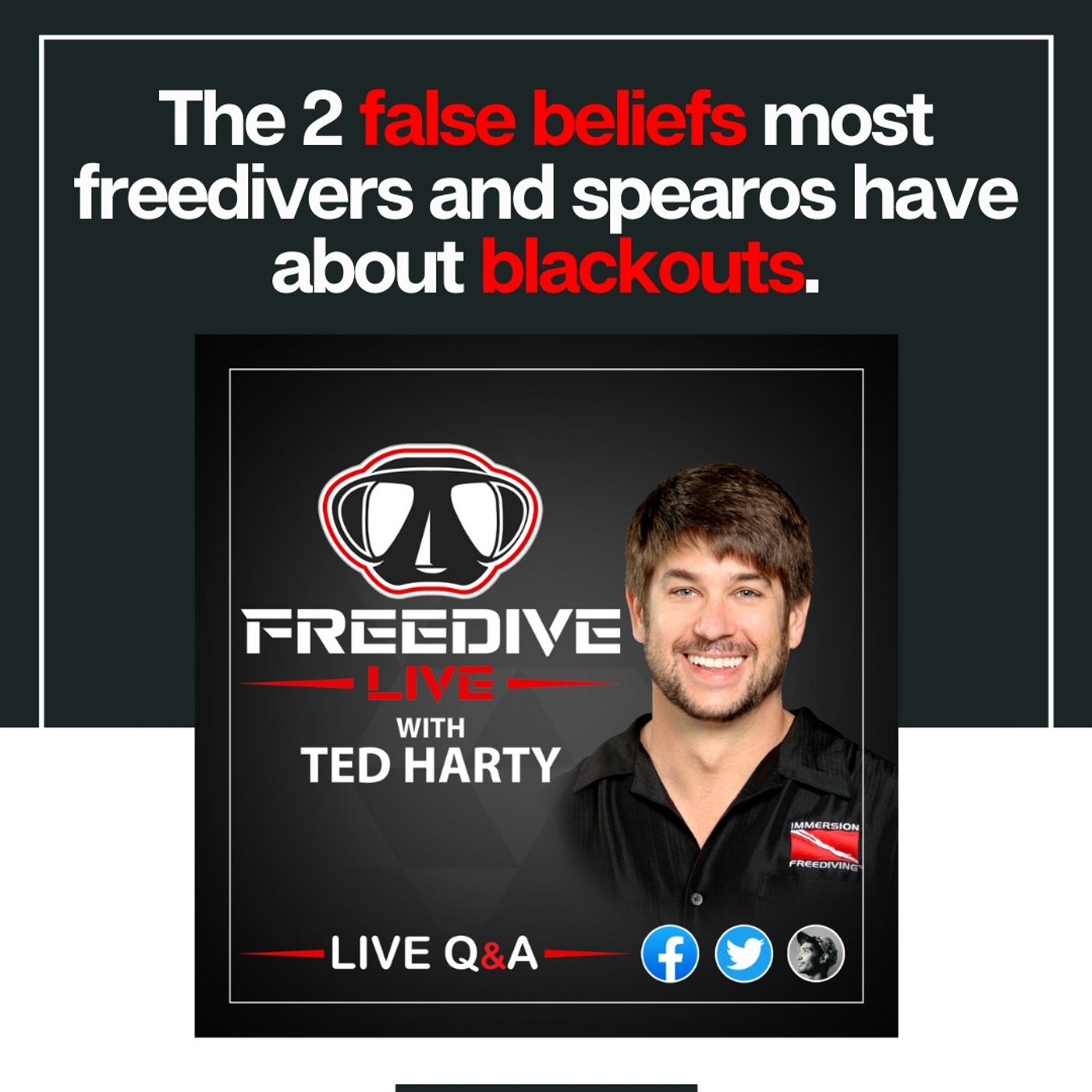 The 2 false beliefs most freedivers and spearos have about blackouts.