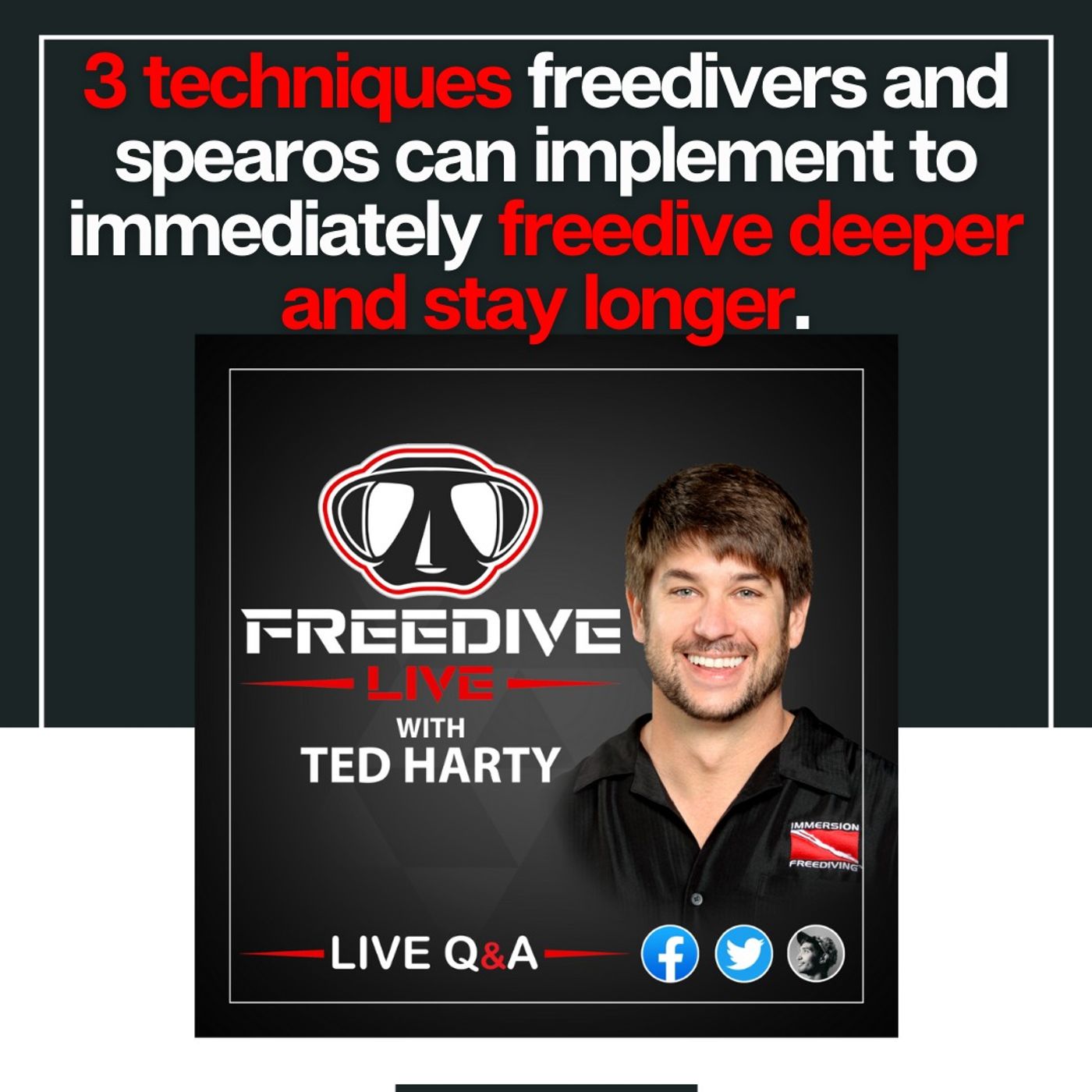 3 techniques freedivers and spearos can implement to immediately freedive deeper and stay longer.