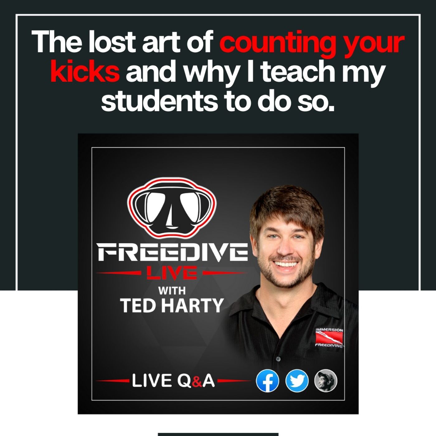The Lost Art Of Counting Your Kick To Know Your Depth.