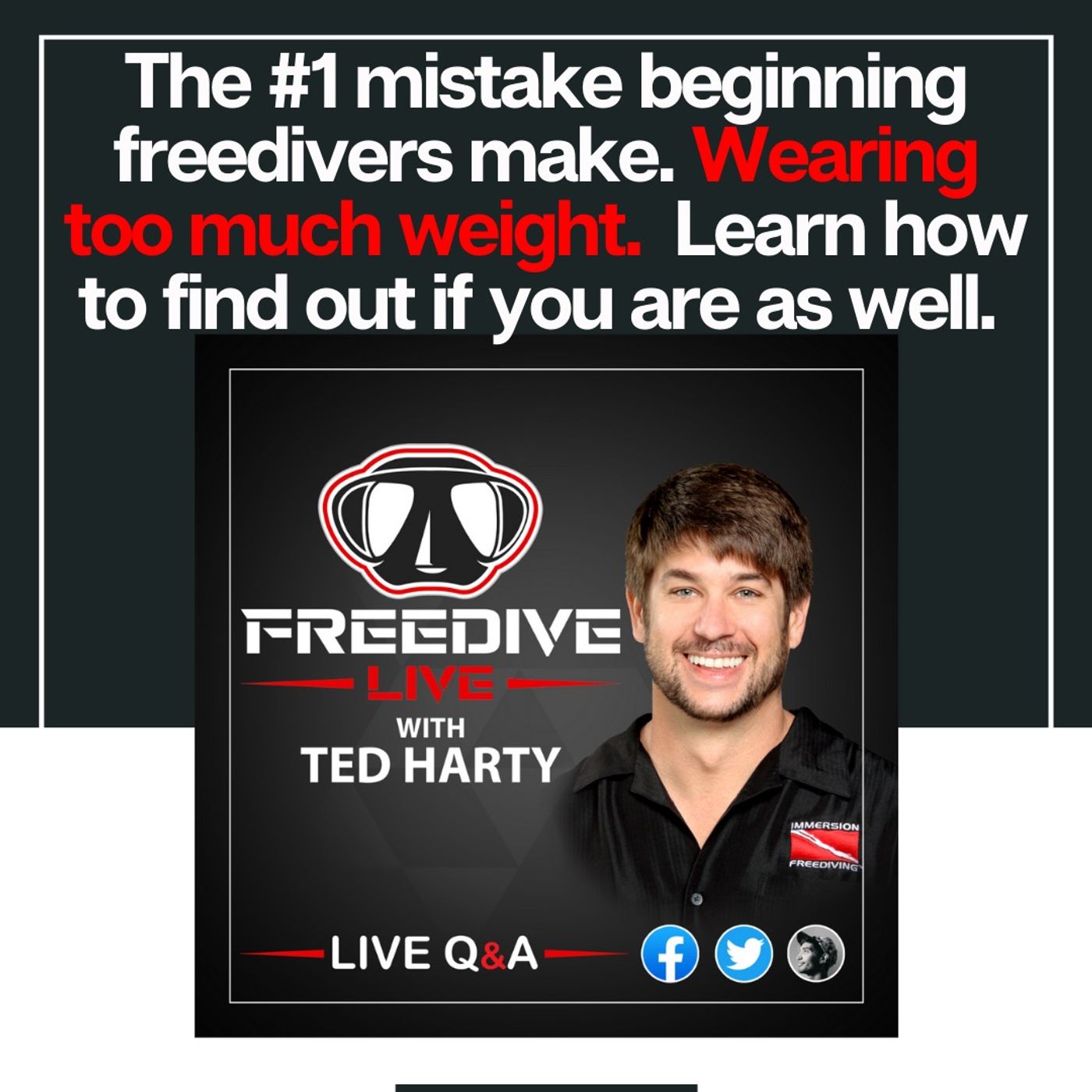 The #1 Mistake Beginning Freedivers Make - Overweighting And How It Reduces Your Bottom Time