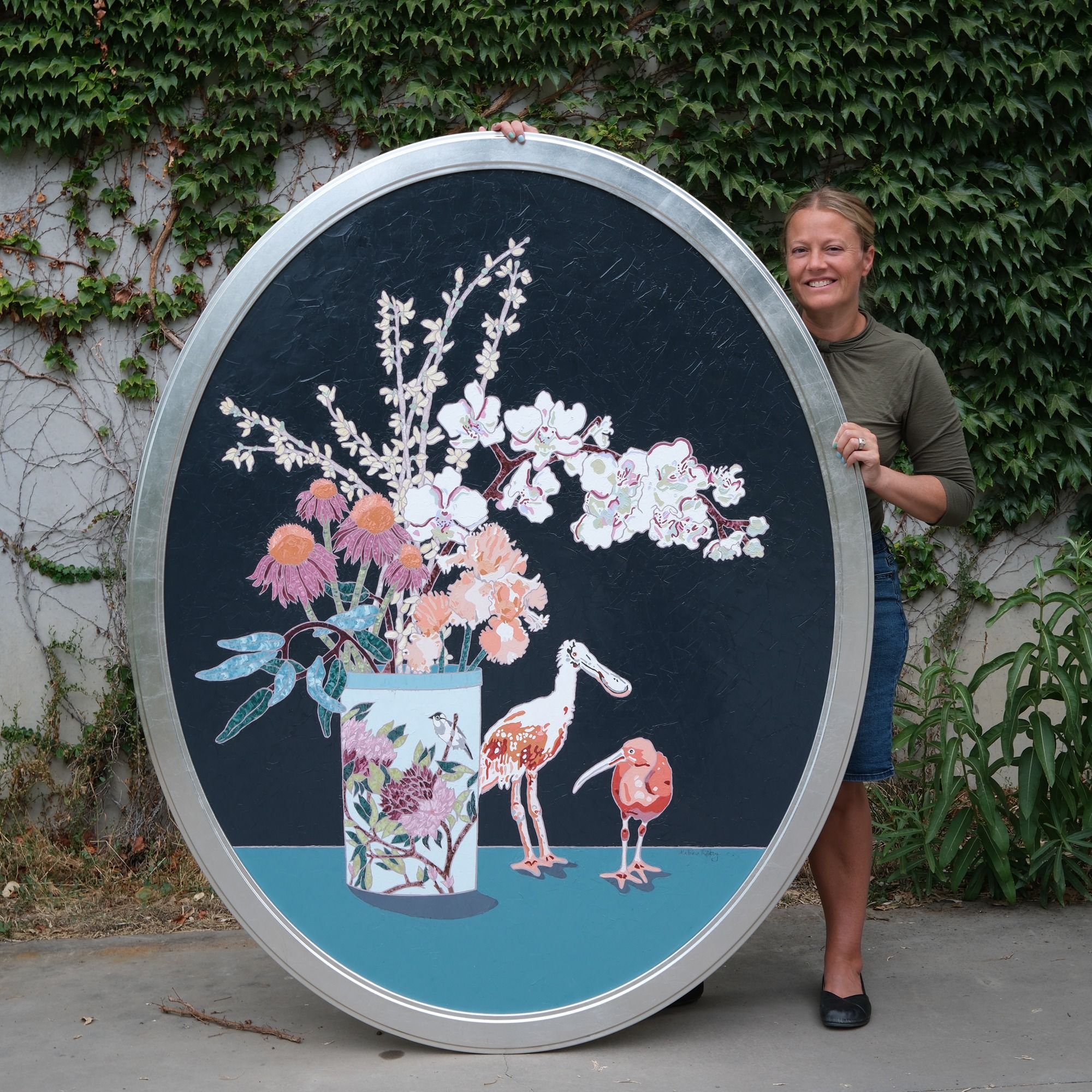 the CANDYcolored studio of oil painter katrina berg