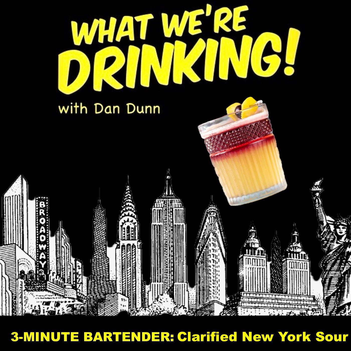 3-Minute Bartender: Clarified New York Sour