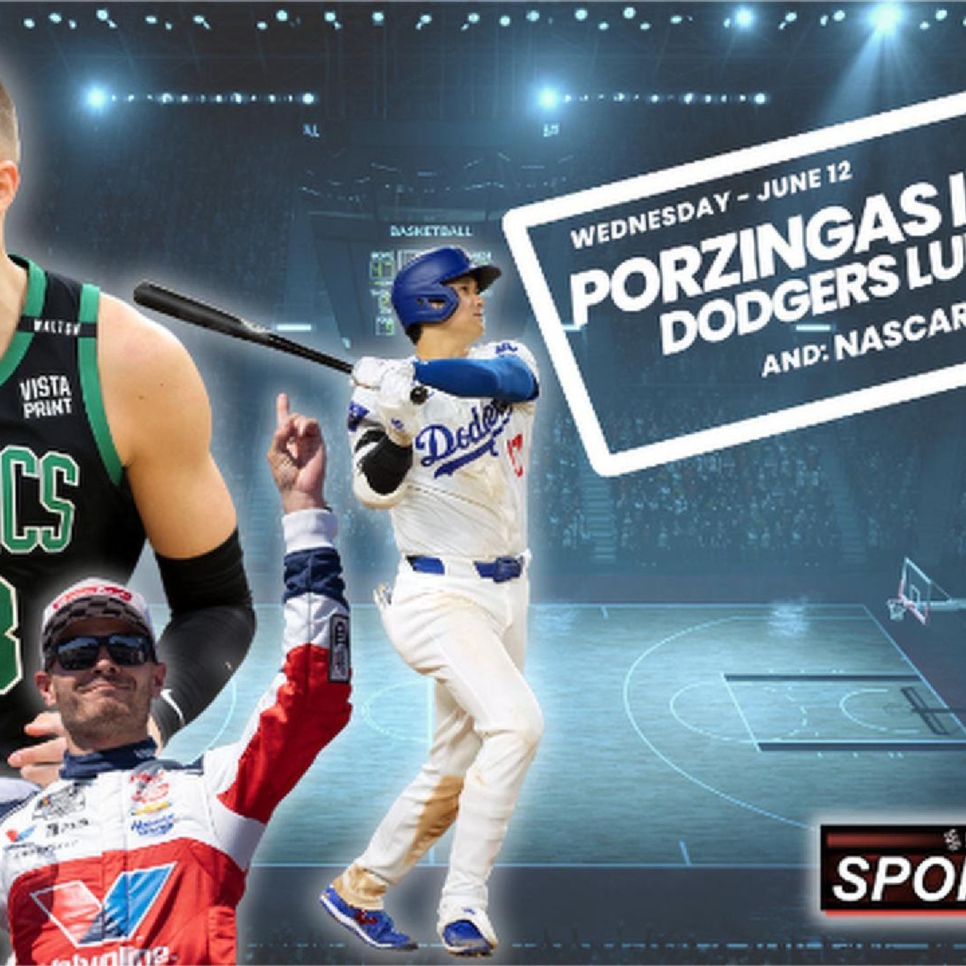 Daily Sports Rush: Celtics' Porzingis OUT for Game 3? Plus Dodgers' Homerun Rampage and US Open Preview! episode artwork