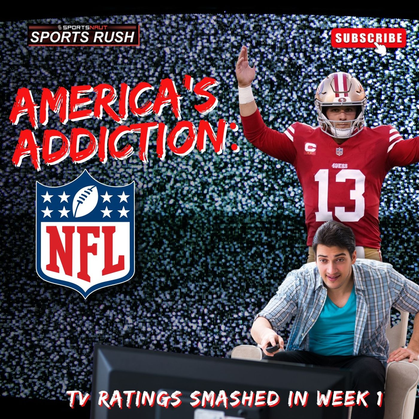 NFL Ratings SOAR, QBs FLOP: The WILD Stats You Won't Believe! episode artwork
