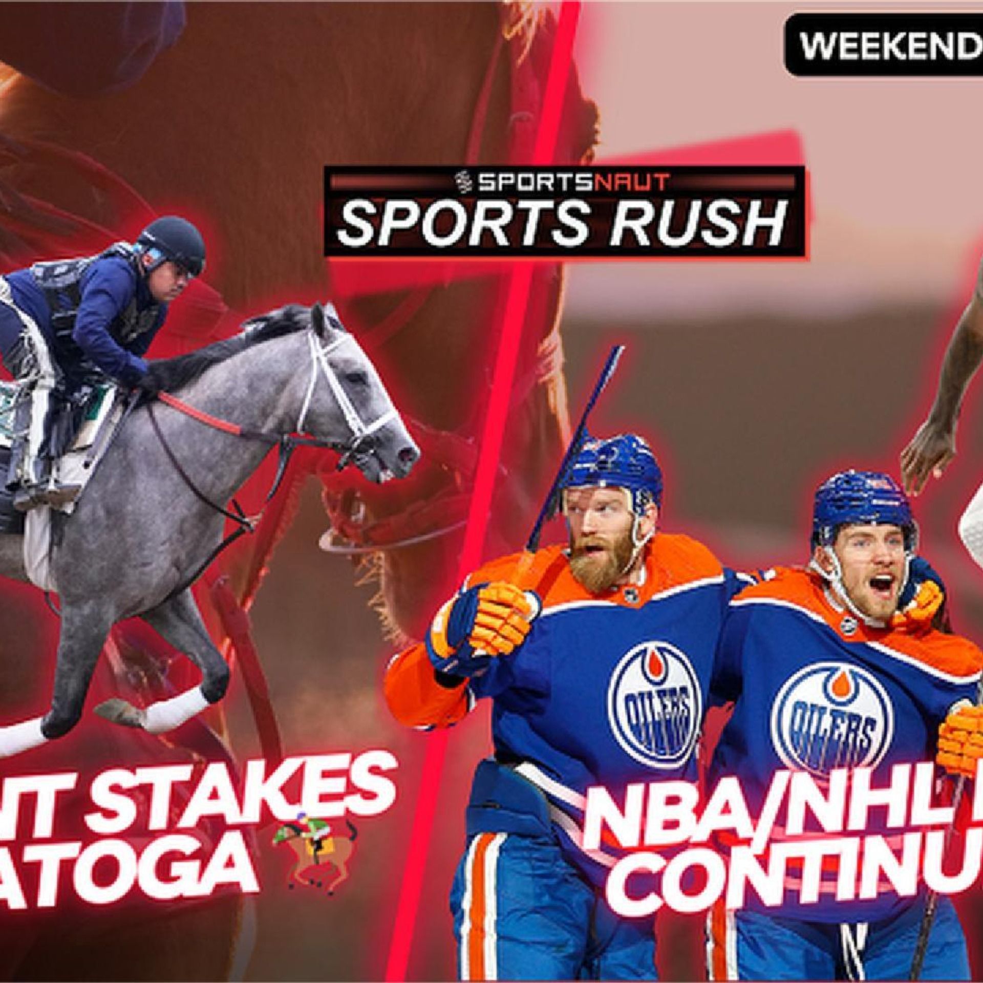 The Belmont Stakes at Saratoga, NBA/NHL Finals Clashes, and PGA Tour Action-Packed Weekend episode artwork