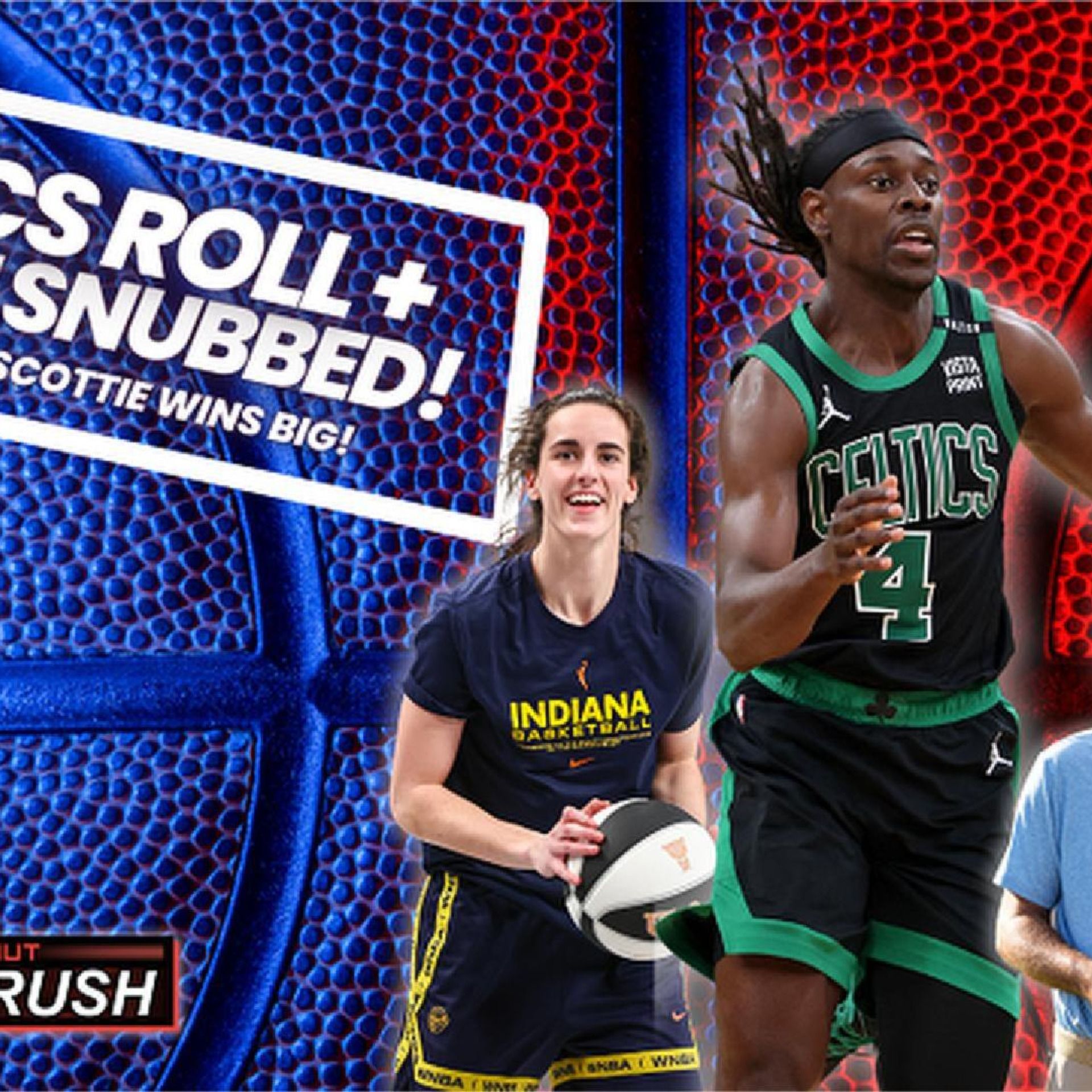 Celtics Dominate, Caitlin Clark Wronged, Scottie's Monster Earnings, Waller Hangs It Up episode artwork
