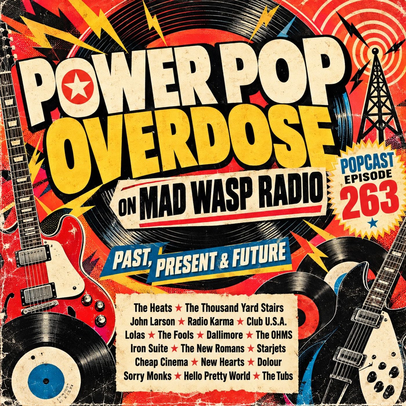Power Pop Overdose on Mad Wasp Radio 263 09/19/2026 episode artwork