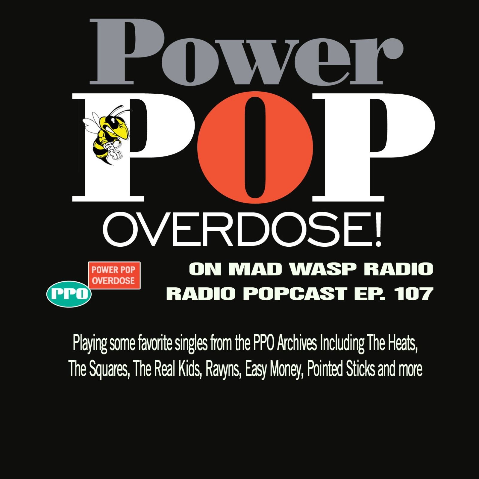Power Pop Overdose on Mad Wasp Radio 107 09/30/2023 episode artwork