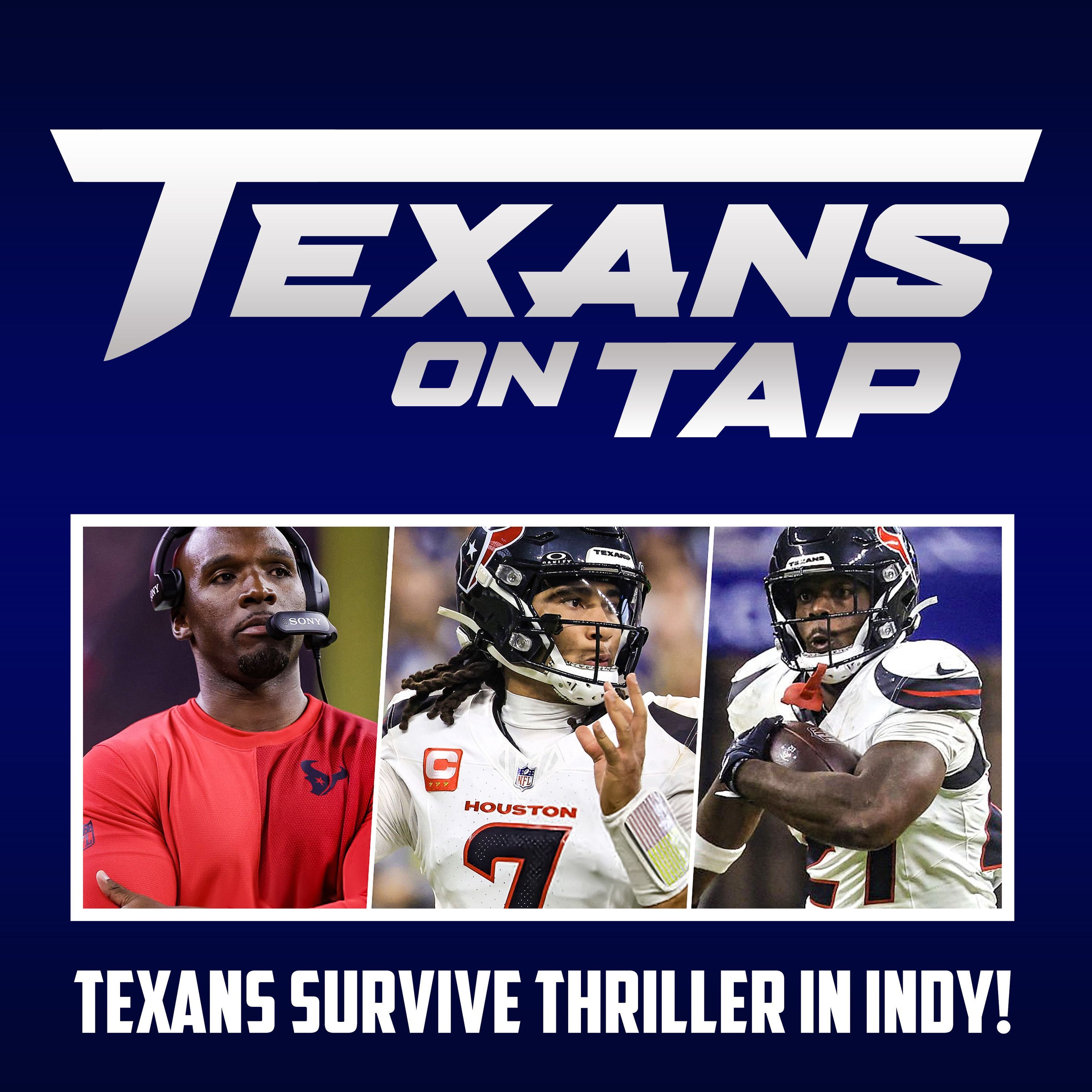 S3 Ep19: Reaction: Texans survive thriller in Indy! episode artwork
