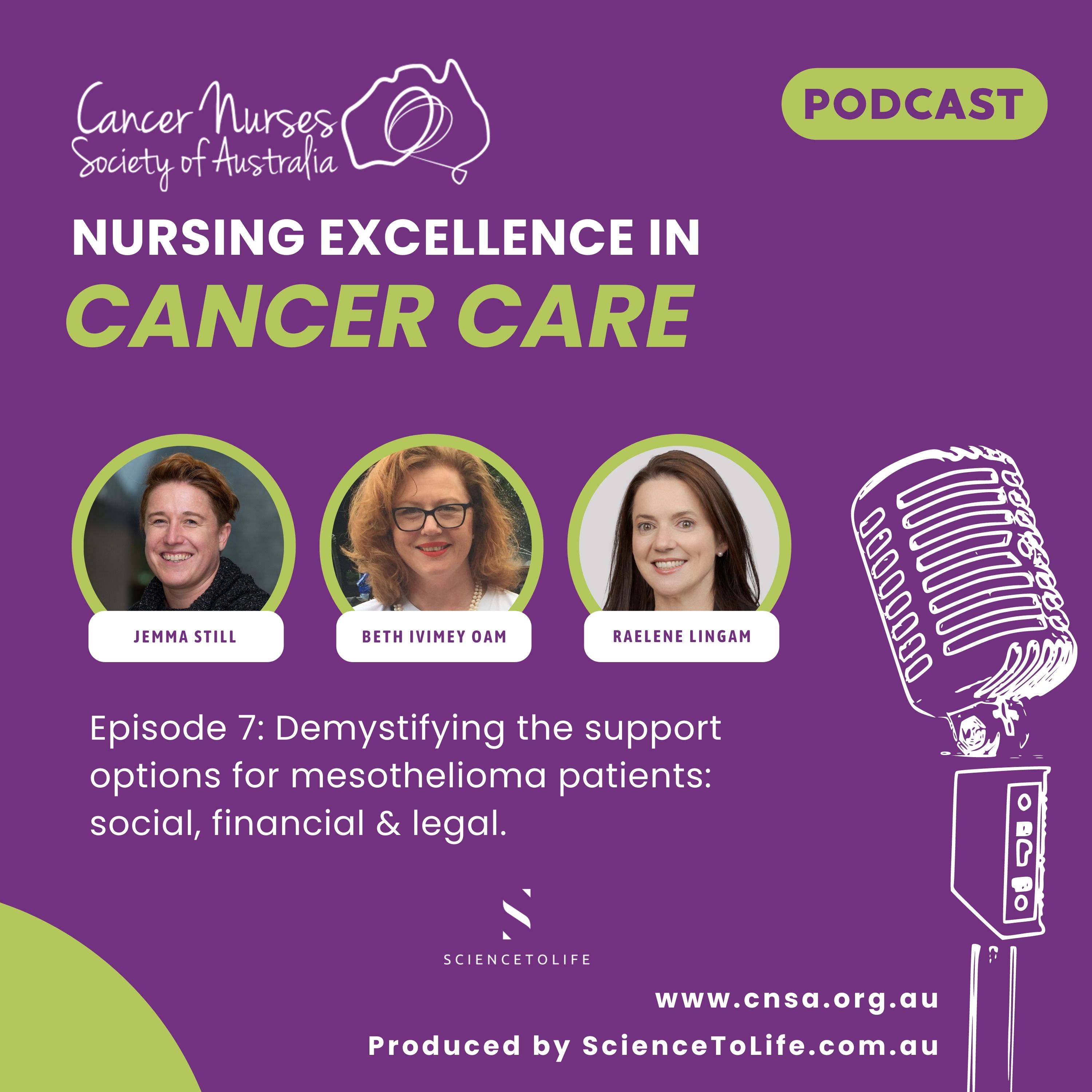 Nursing Excellence in Cancer Care - Cancer Nurses Society of Australia Podcast