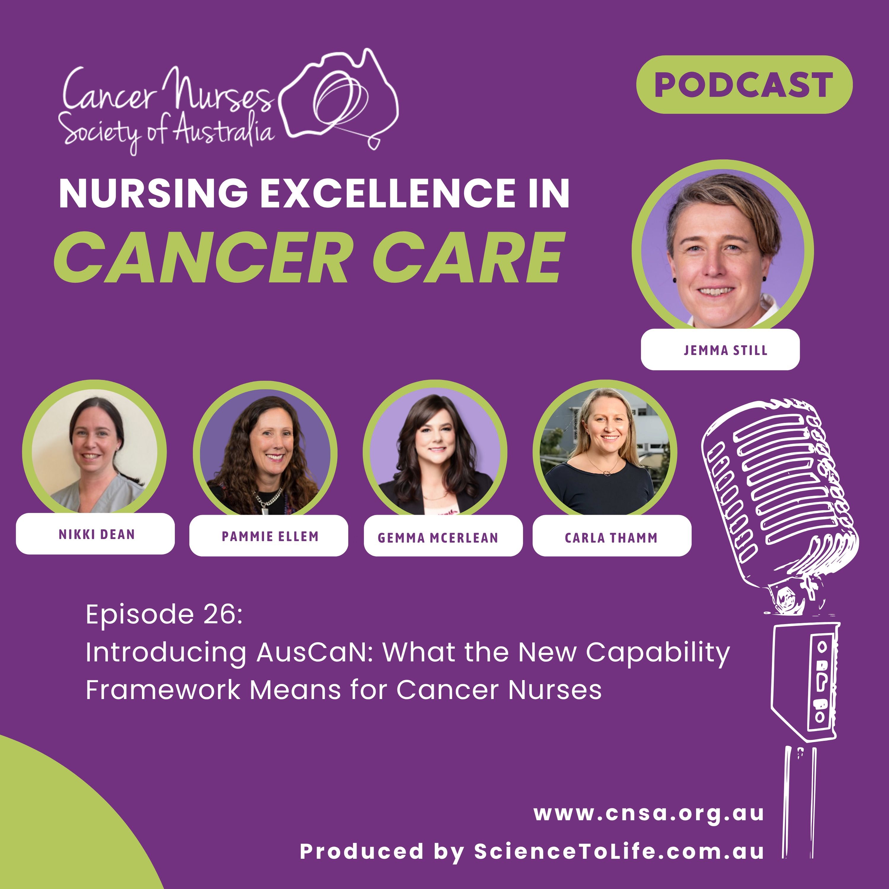 Introducing AusCaN: What the New Capability Framework Means for Cancer Nurses episode artwork