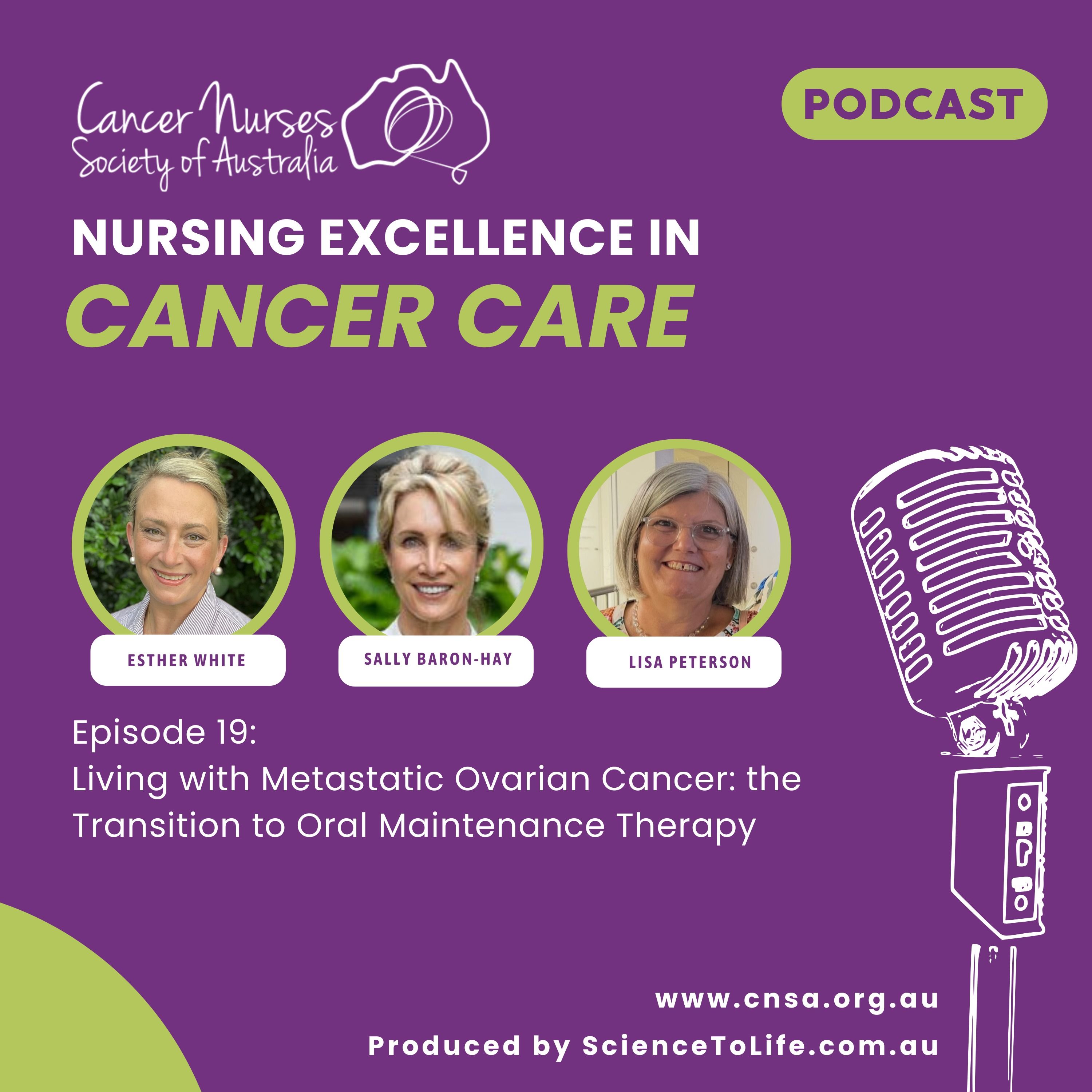 Living with Metastatic Ovarian Cancer: the Transition to Oral Maintenance Therapy episode artwork