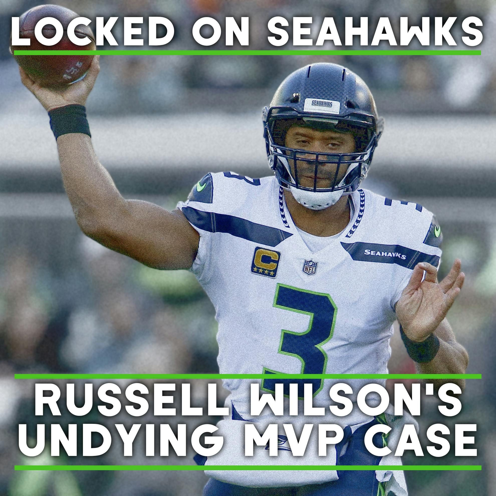 cover of episode LOCKED ON SEAHAWKS -- 12/12/17 -- Russell Wilson’s undying MVP case