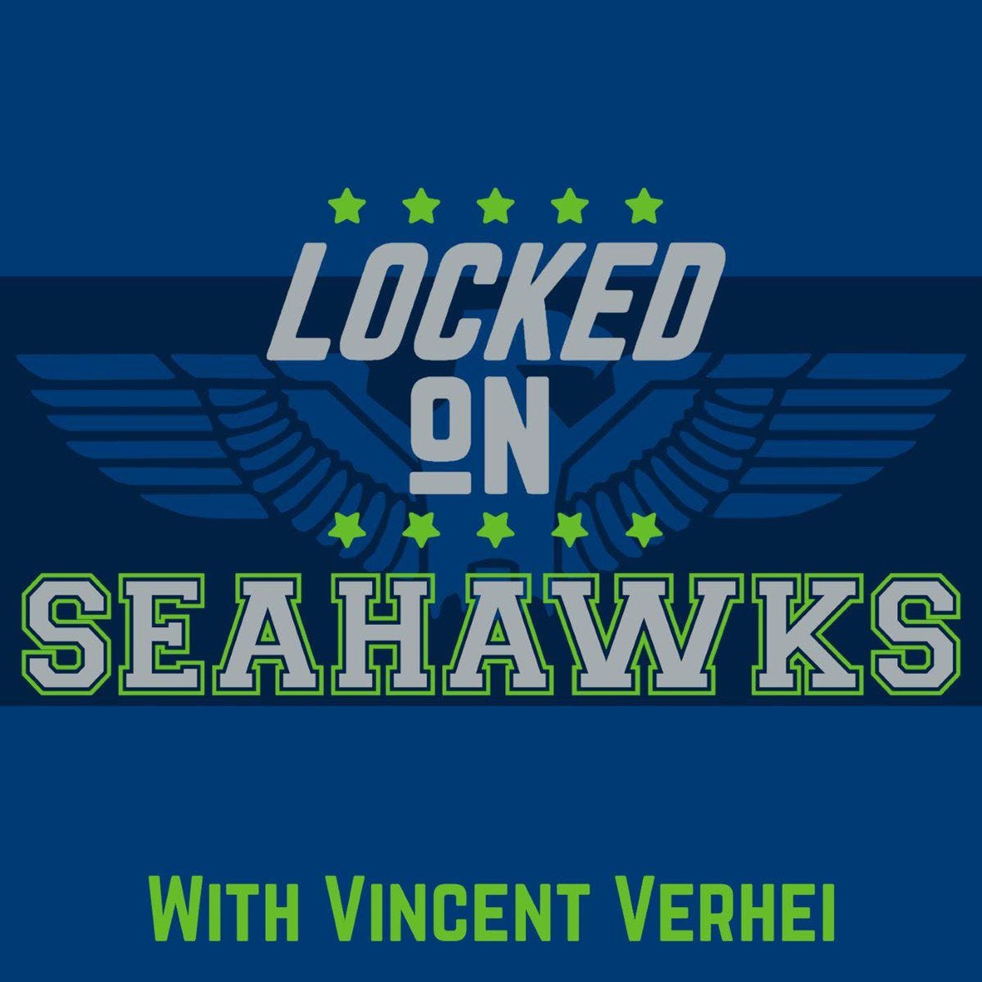 cover of episode LOCKED ON SEAHAWKS - 9/21/16: Vincent Verhei of Football Outsiders explains why the show went up late today, then looks at word out of Seahawks practice, and has some cool advanced data on Seattle.