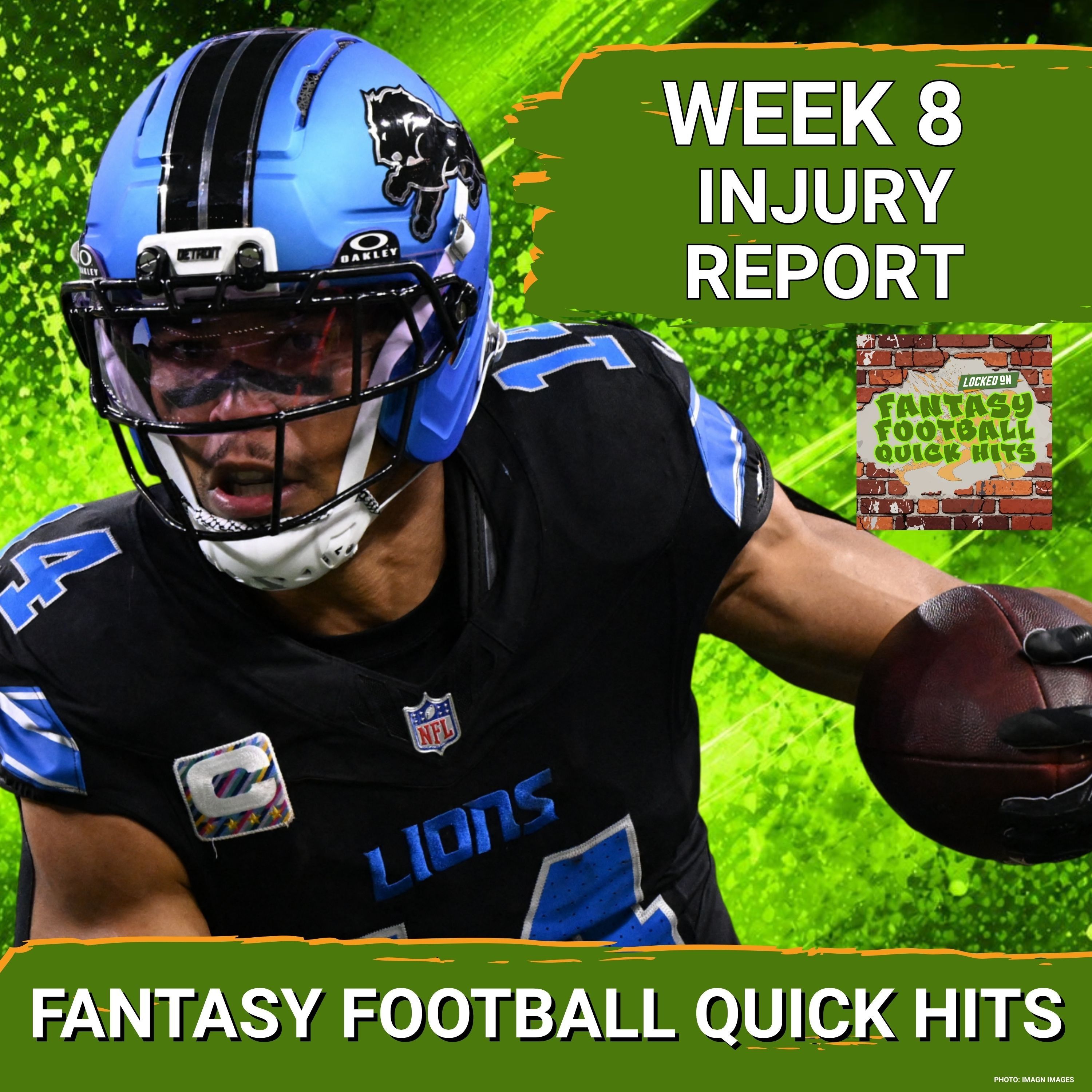 LIONS ALARM: Amon-Ra St. Brown Injury Headlines DETROIT Outlook, IMPACTS Fantasy Decisions