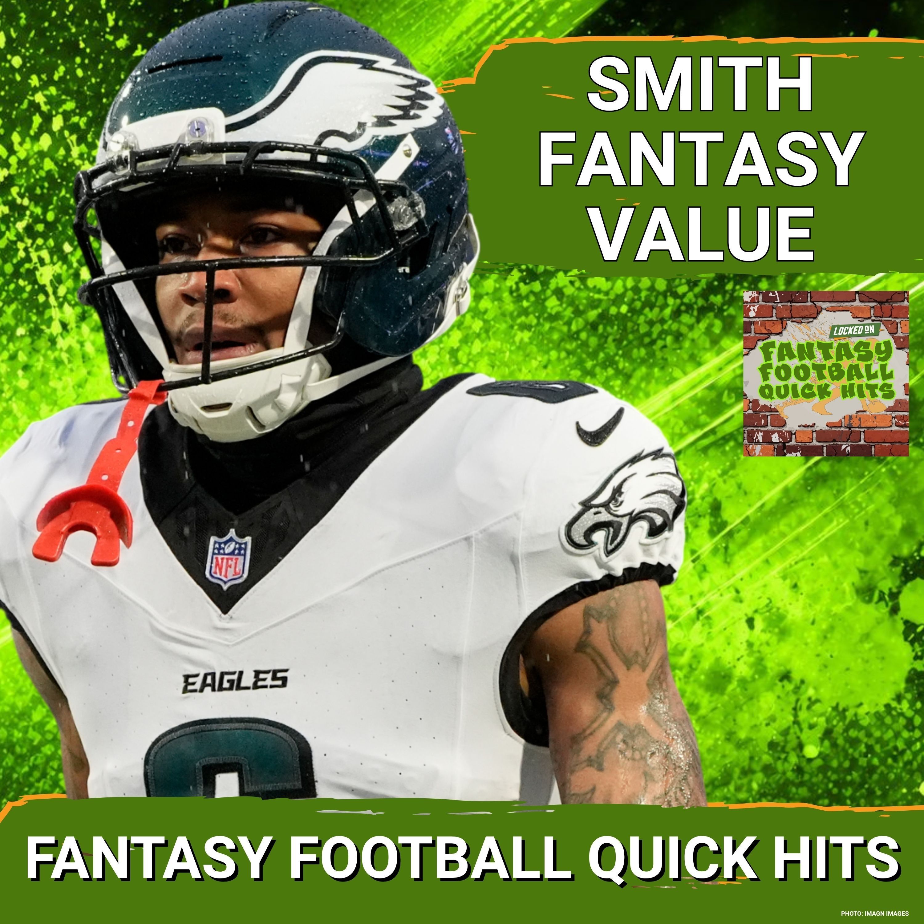 DeVonta Smith's #FantasyFootball Ascension episode artwork