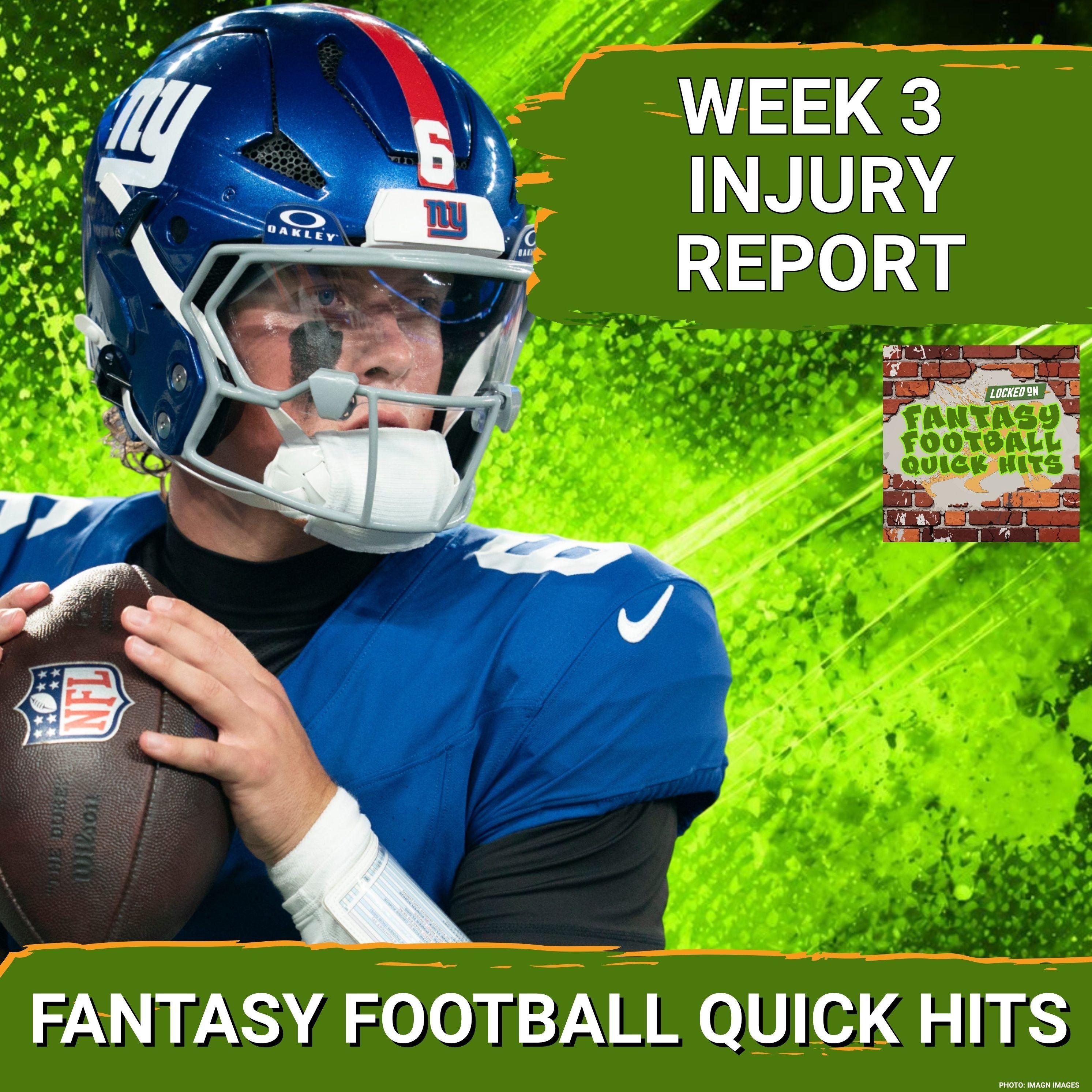 RUINED: New York Giants’ Jaxson Dart & Malik Nabers INJURIES SHAKE Fantasy Football Outlook episode artwork