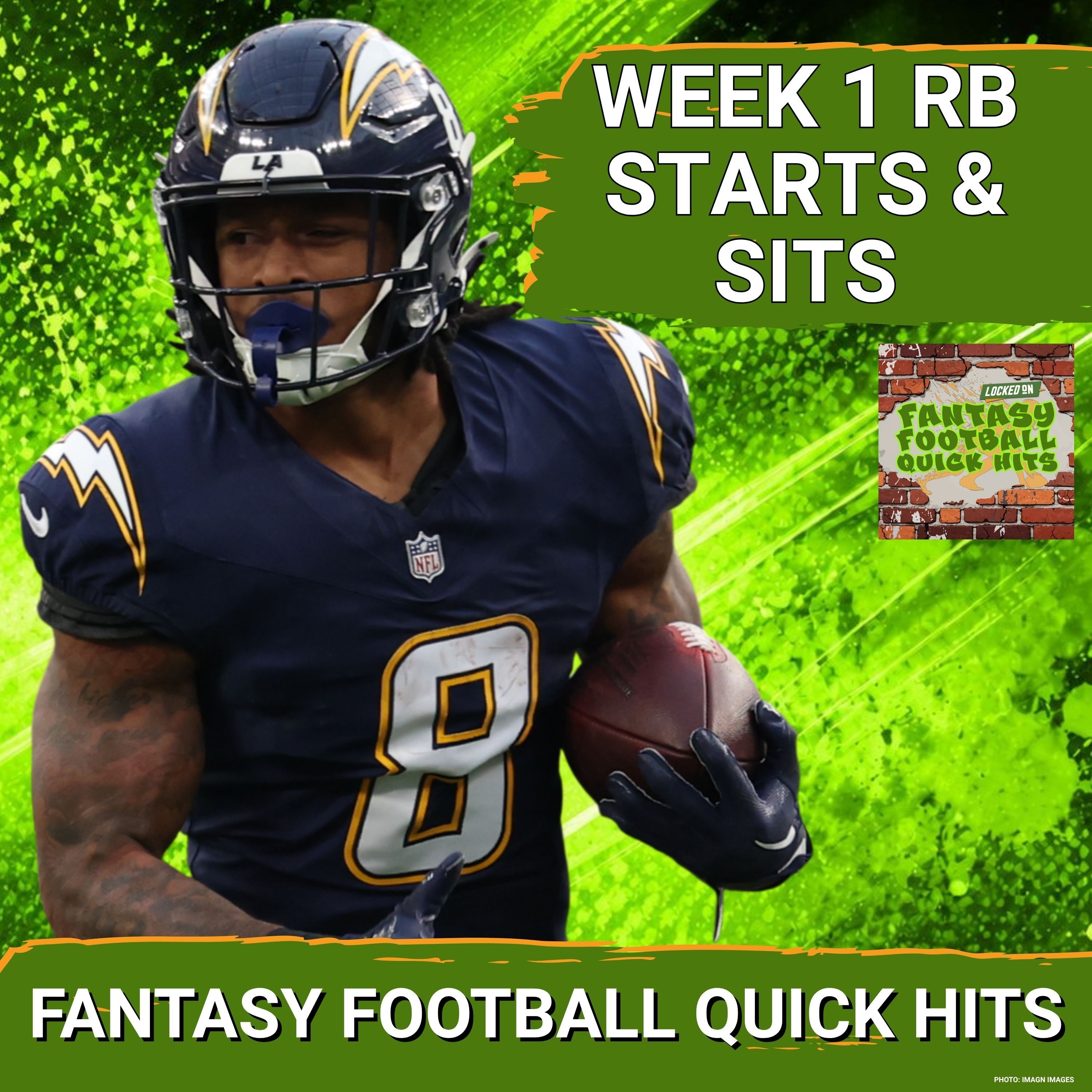 Why Omarion Hampton and the Chargers DOMINATE Fantasy Football Week 1 — Start or Sit? episode artwork