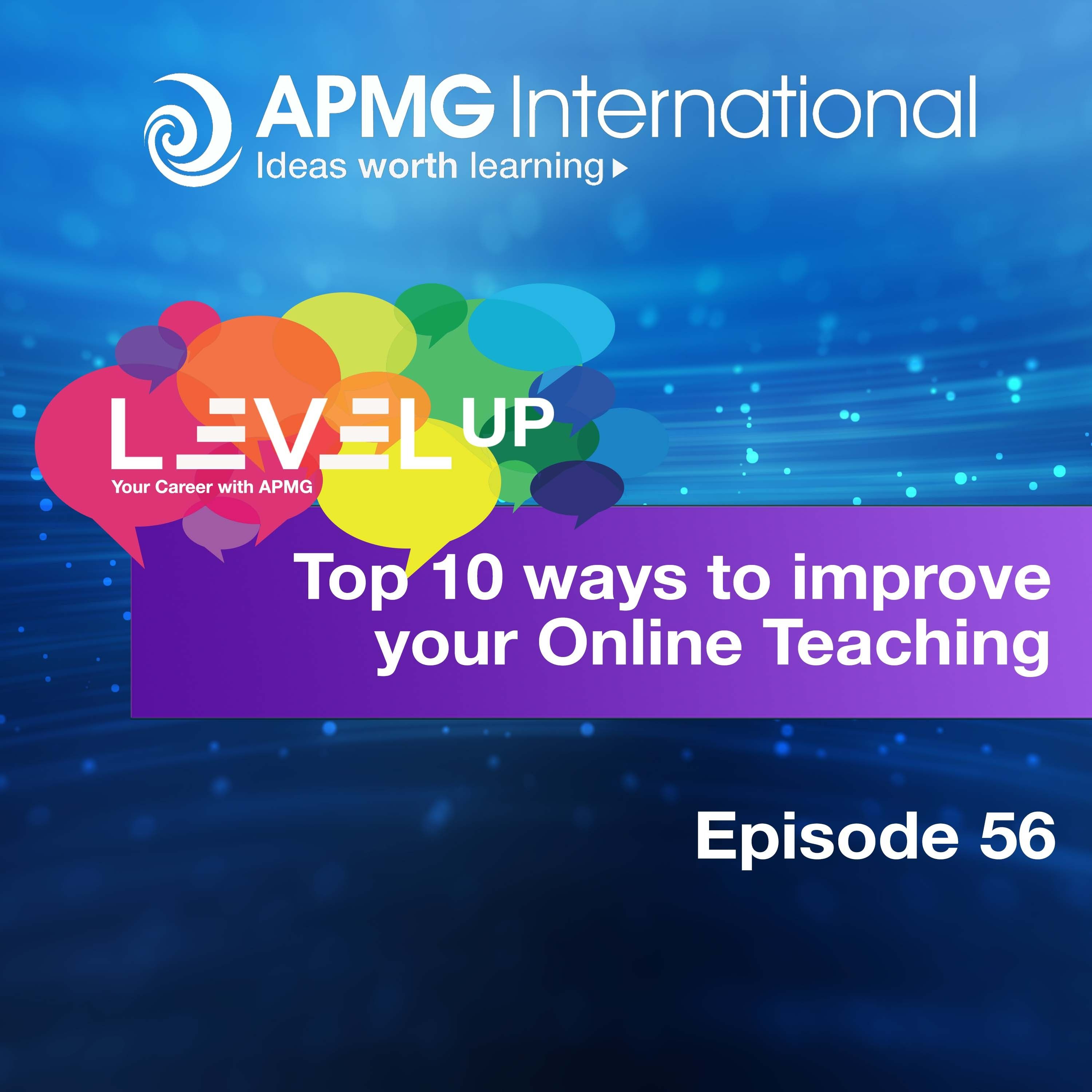 Level Up your Career - Top 10 ways to improve your online teaching. episode artwork