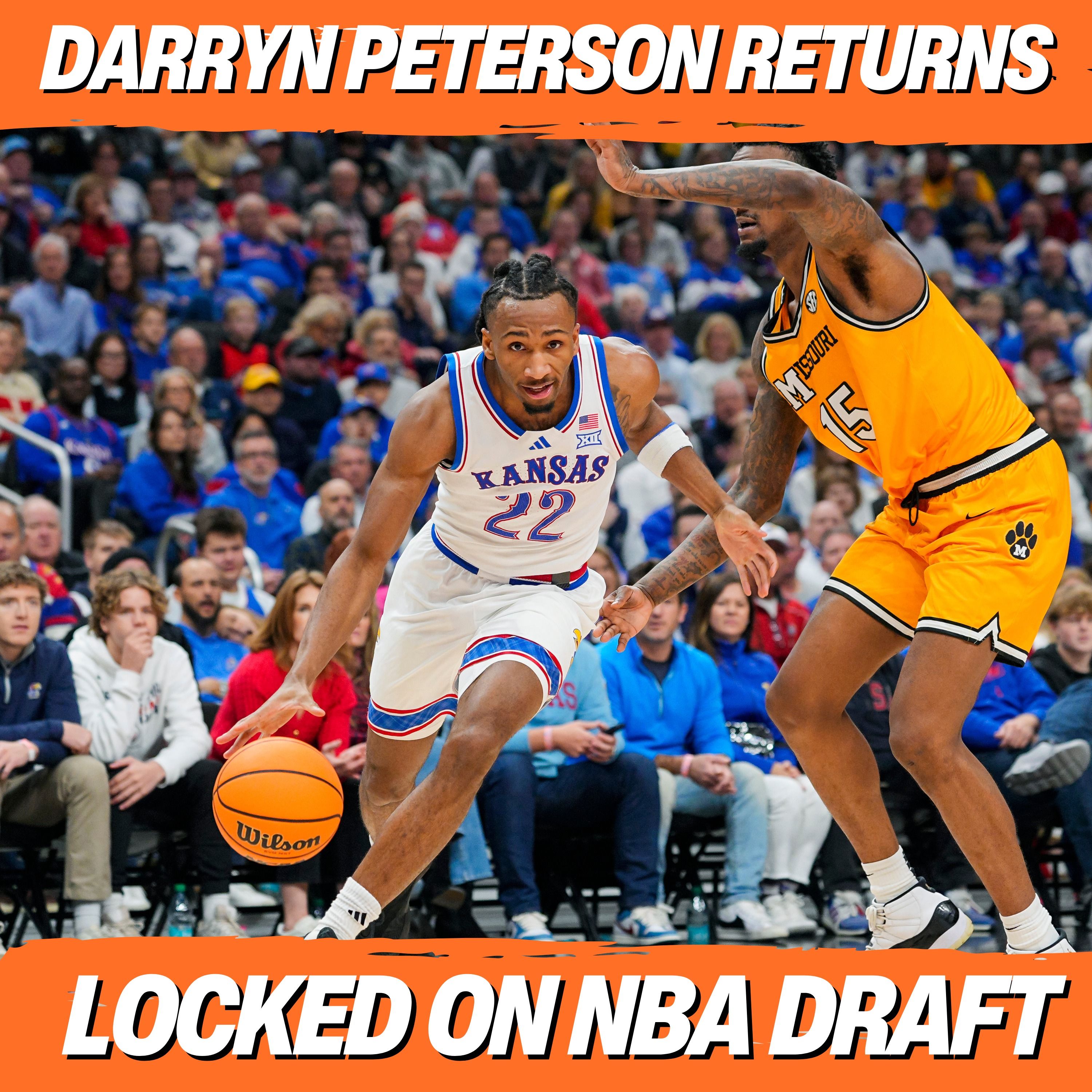 Darryn Peterson RETURNS from Injury as Kansas Blows out Missouri | 2026 NBA Draft