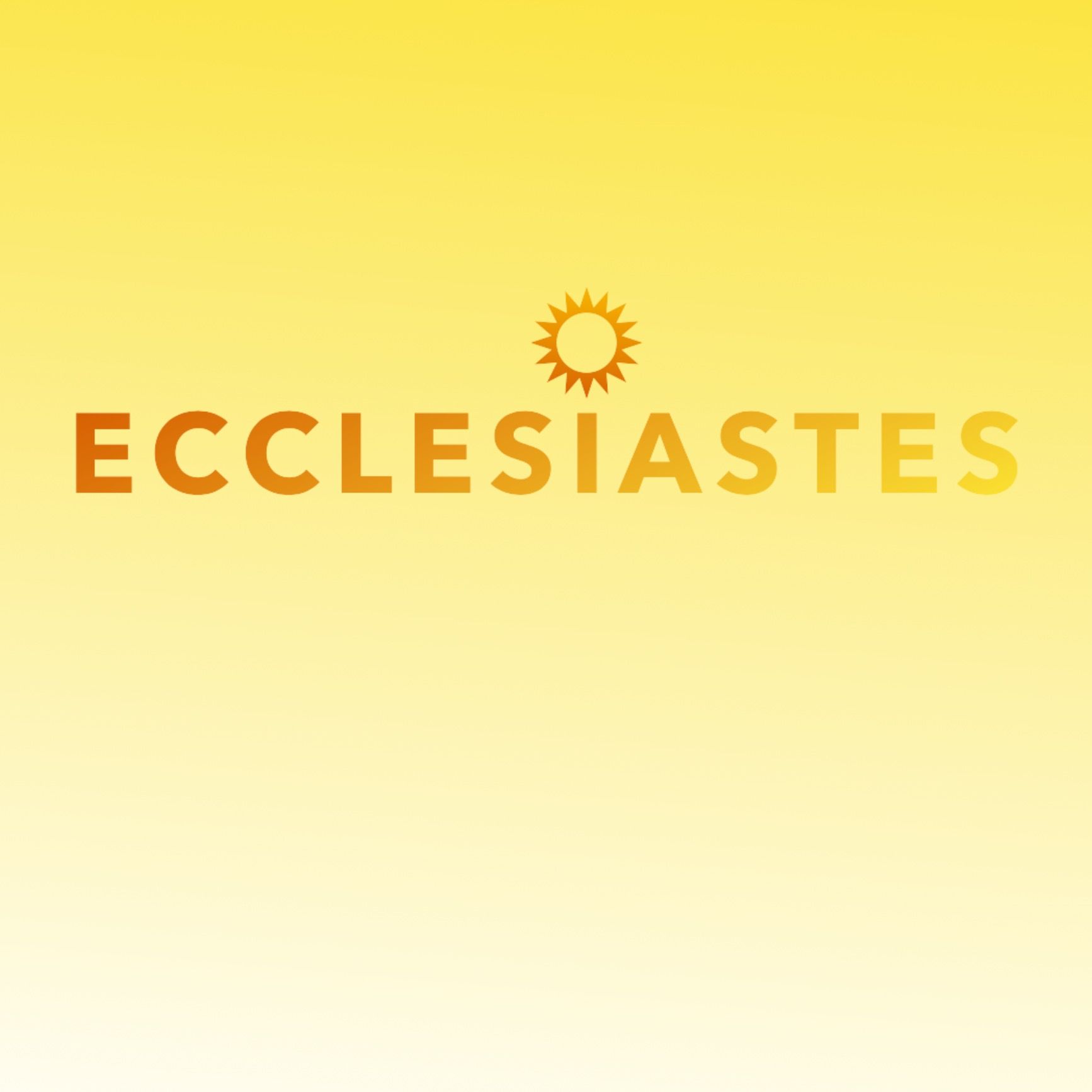 Remember Your Creator (Ecclesiastes 12:1-2)
