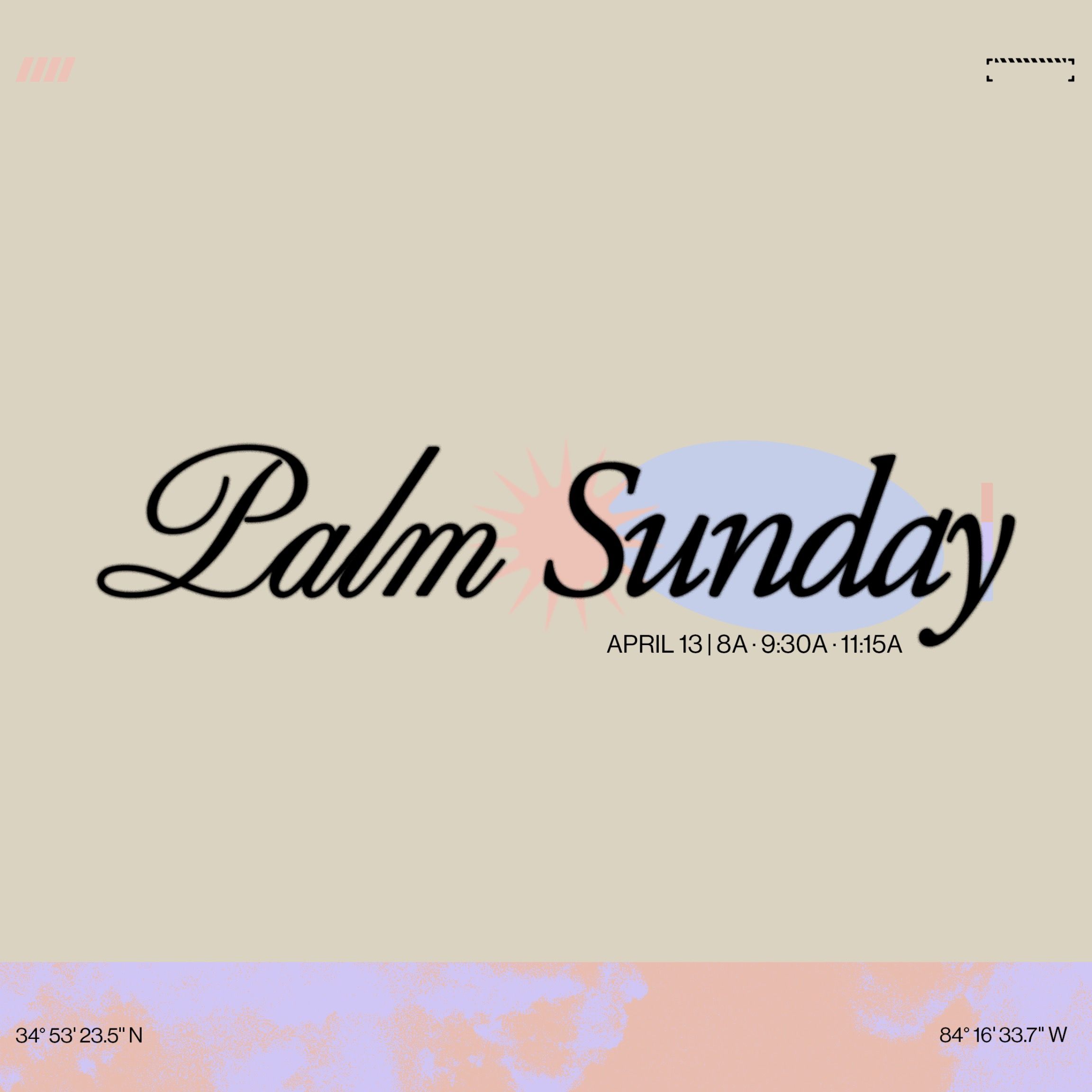 Palm Sunday at The Ridge